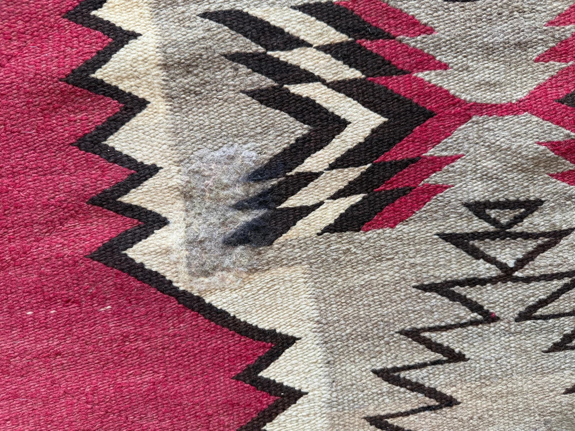 Navajo Diamond Rug, circa 1920, actual catalog view 11