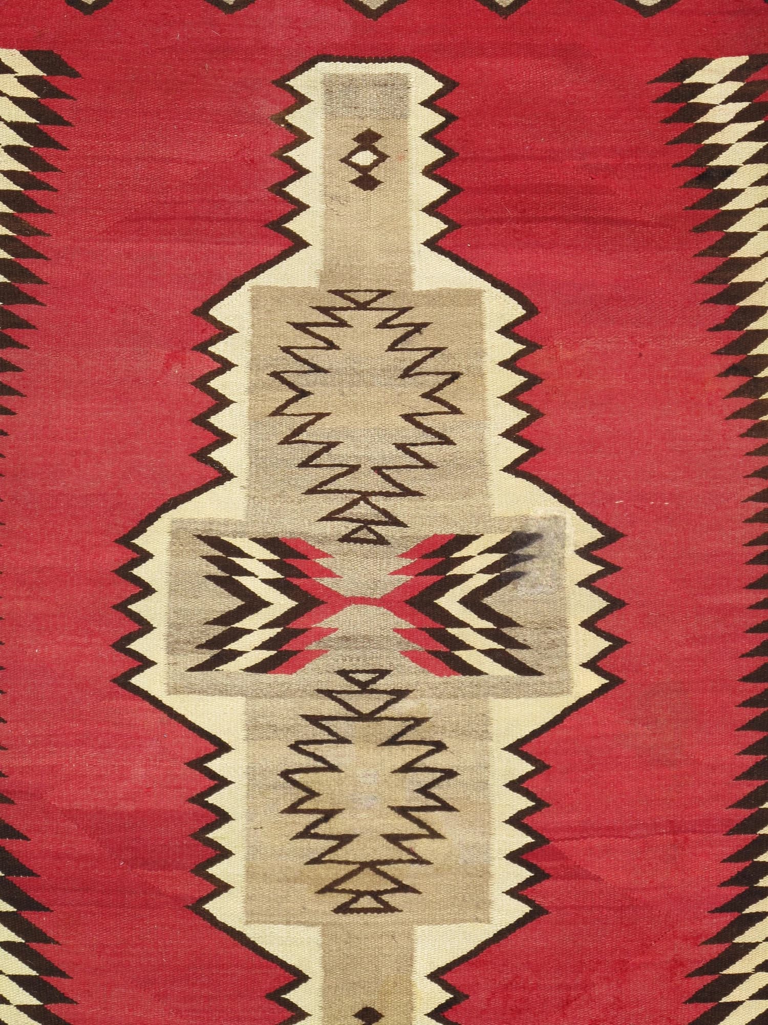 Navajo Diamond Rug, circa 1920, actual catalog view 4
