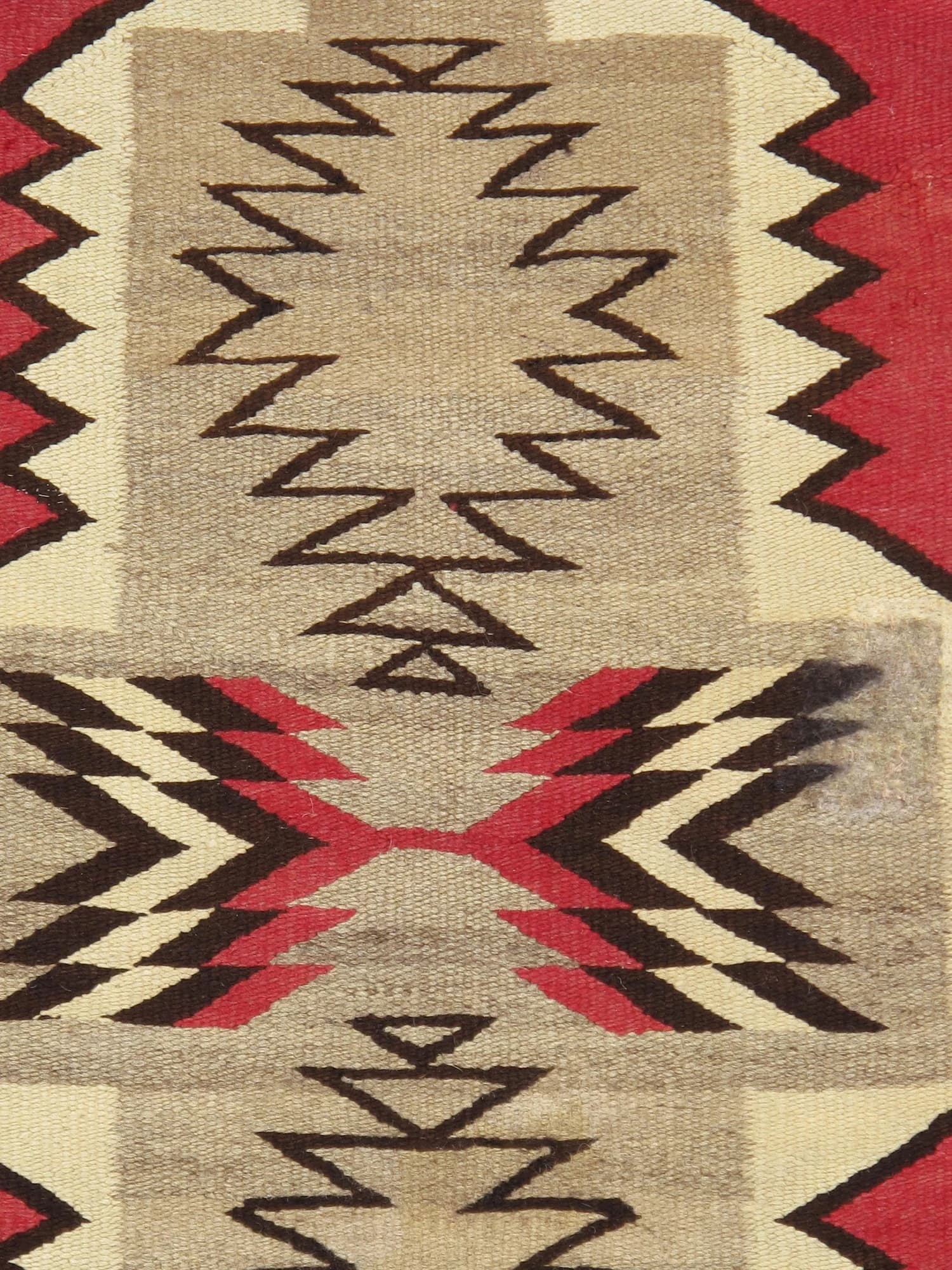 Navajo Diamond Rug, circa 1920, actual catalog view 3