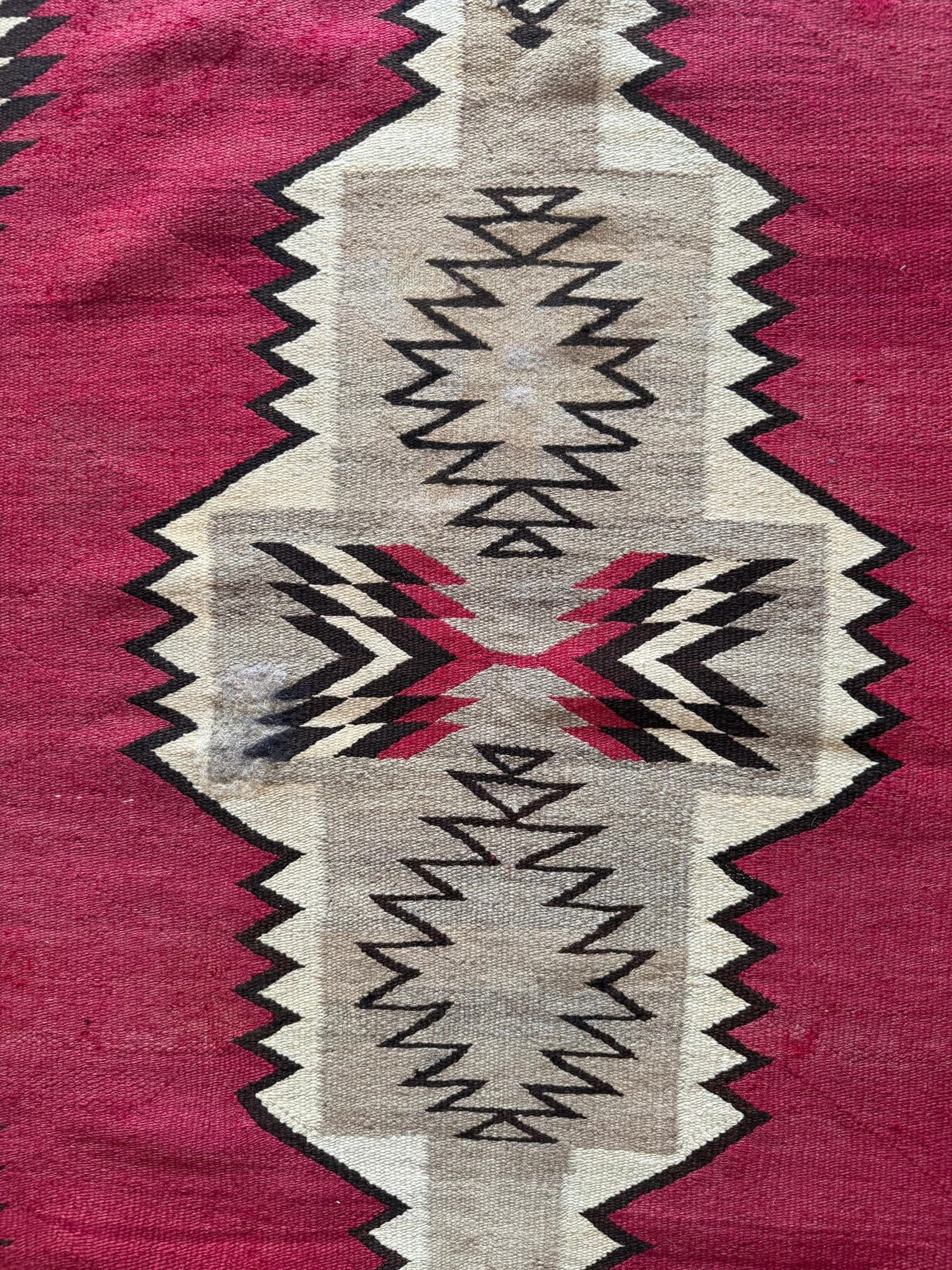 Navajo Diamond Rug, circa 1920, actual catalog view 8