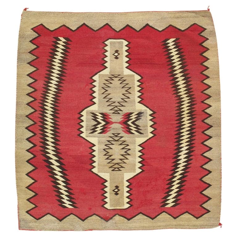 Navajo Diamond Rug, circa 1920