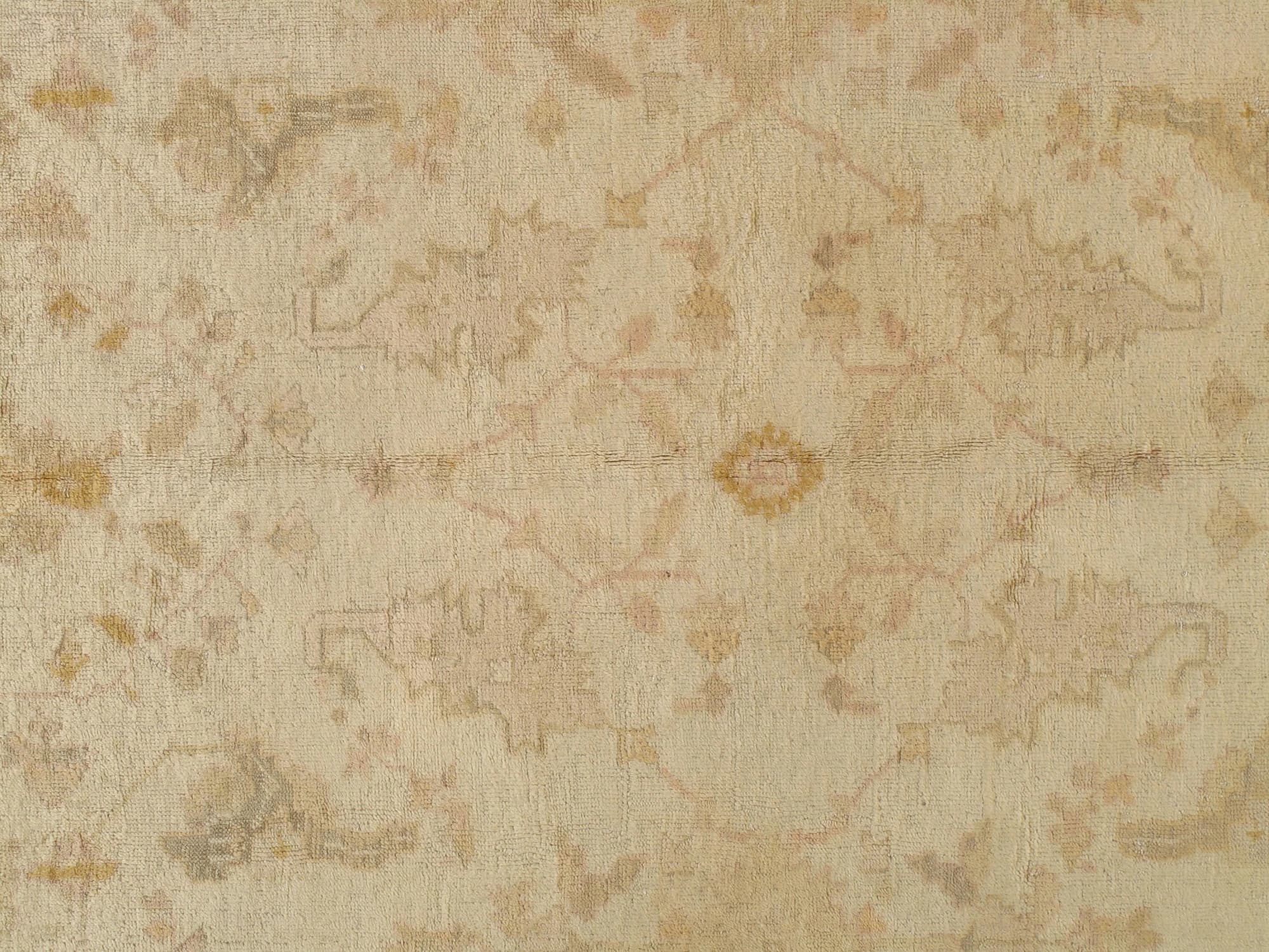 Angora Oushak in Coral and Ivory, actual catalog view 3