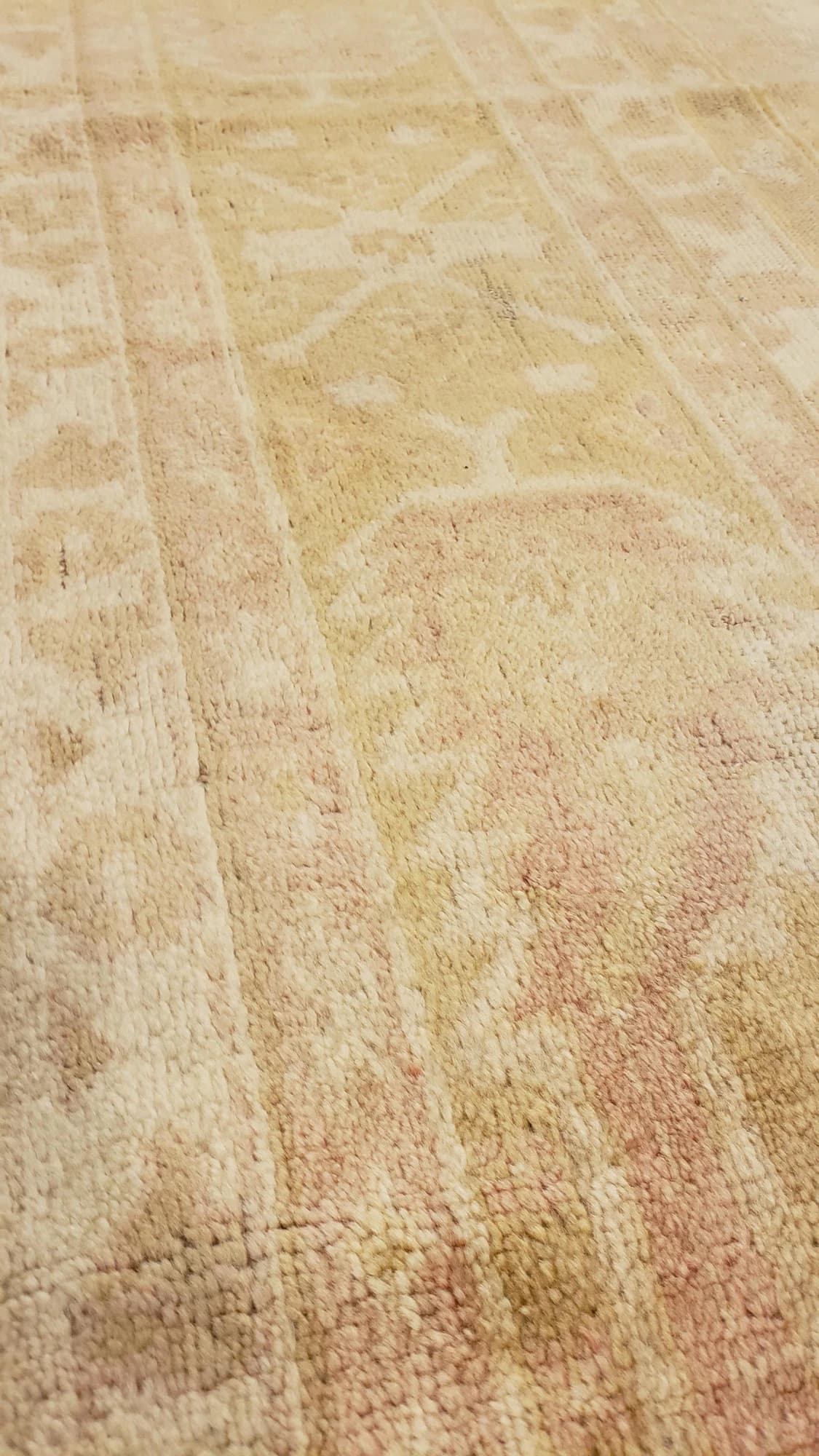Angora Oushak in Coral and Ivory, actual catalog view 11