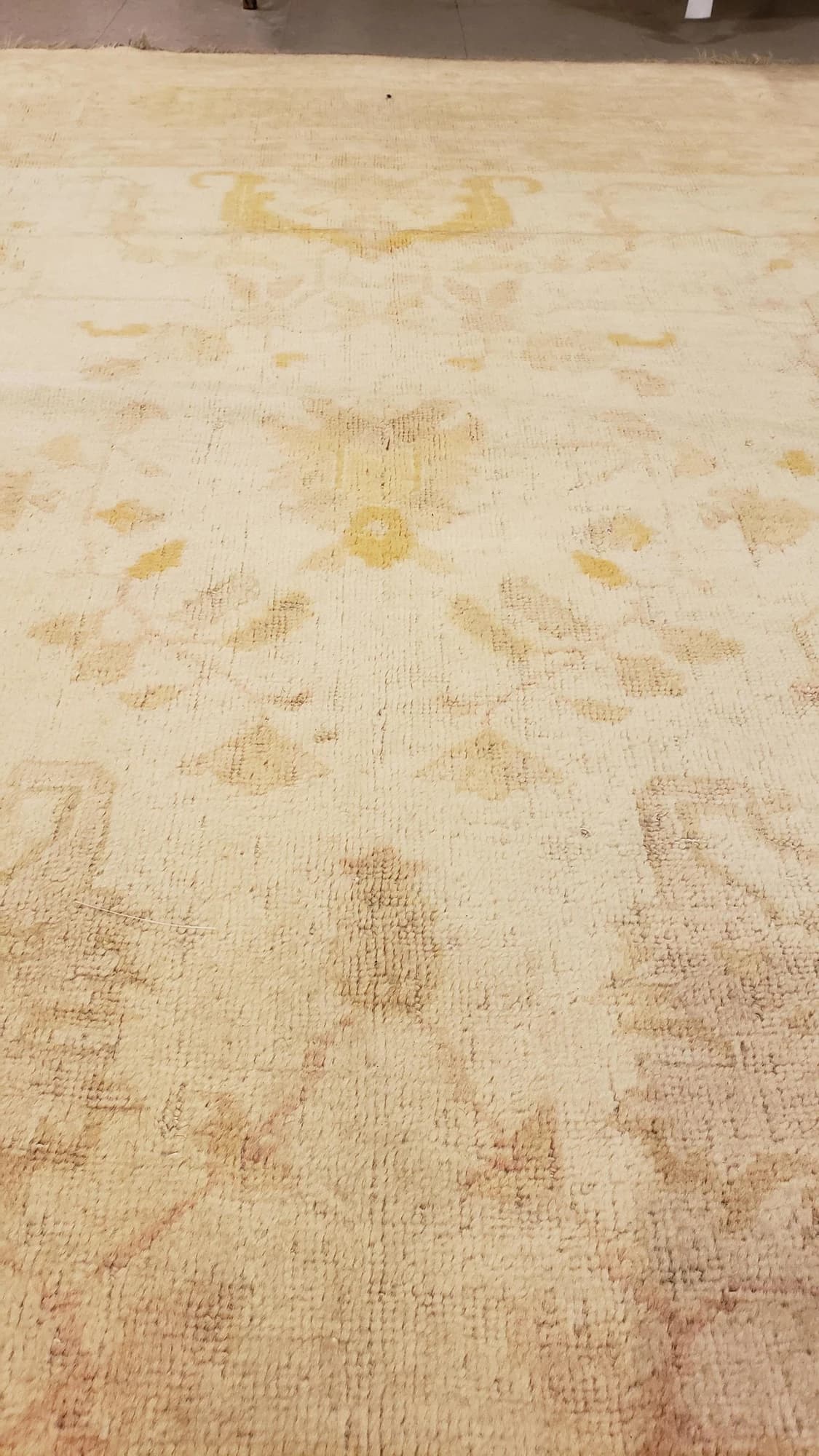Angora Oushak in Coral and Ivory, actual catalog view 7