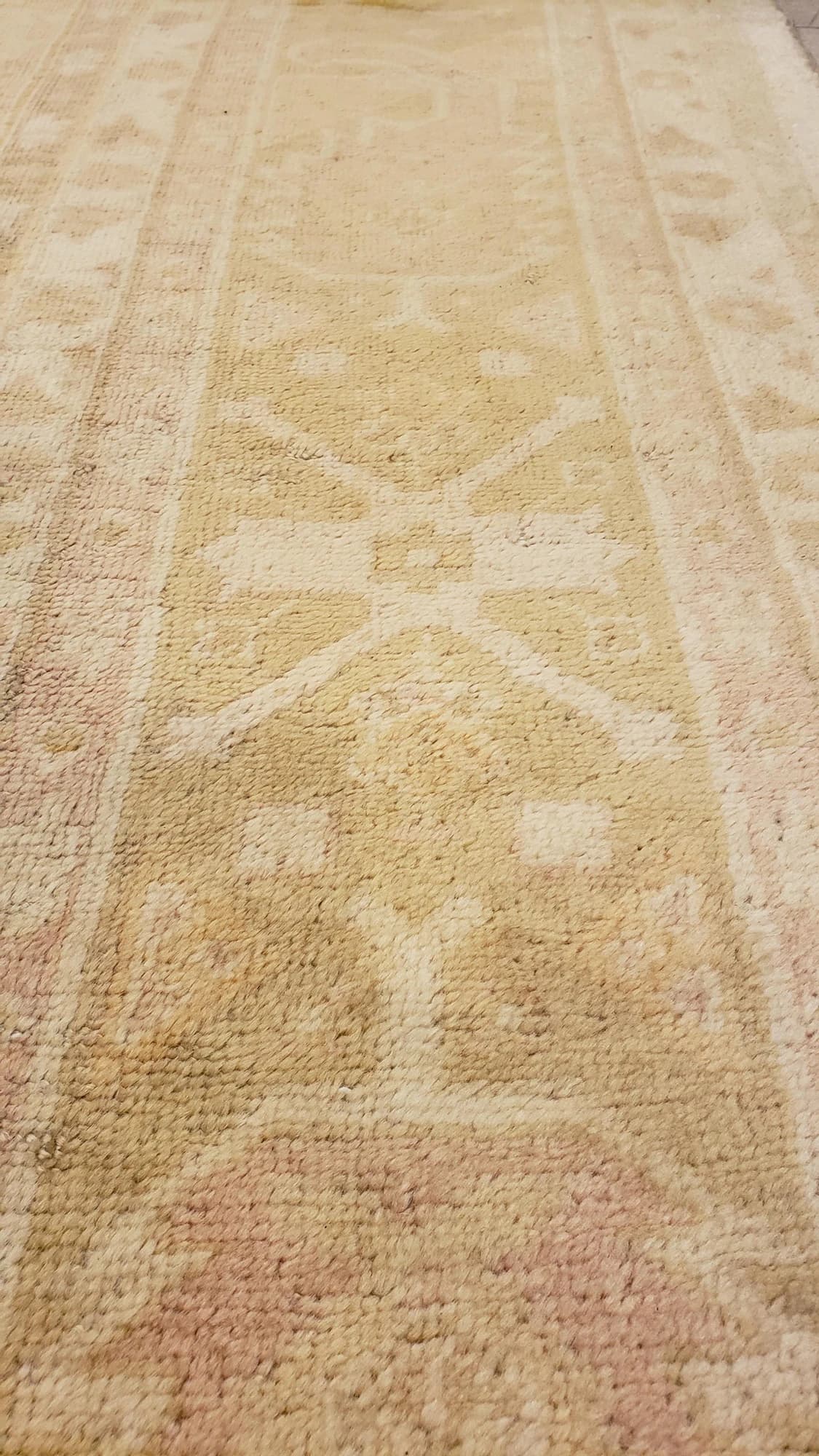 Angora Oushak in Coral and Ivory, actual catalog view 5