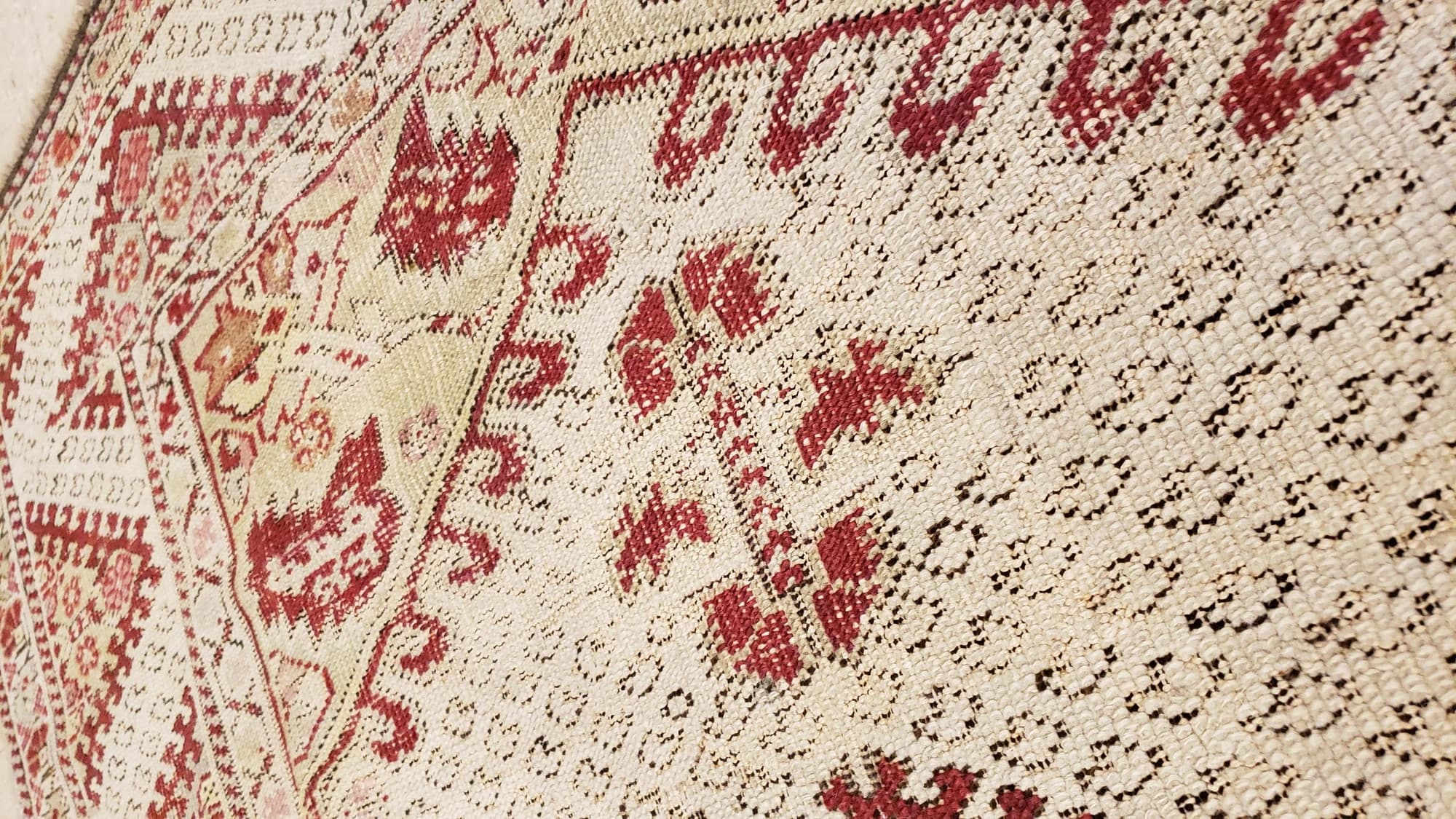 Square Ghiordes Rug, actual catalog view 4