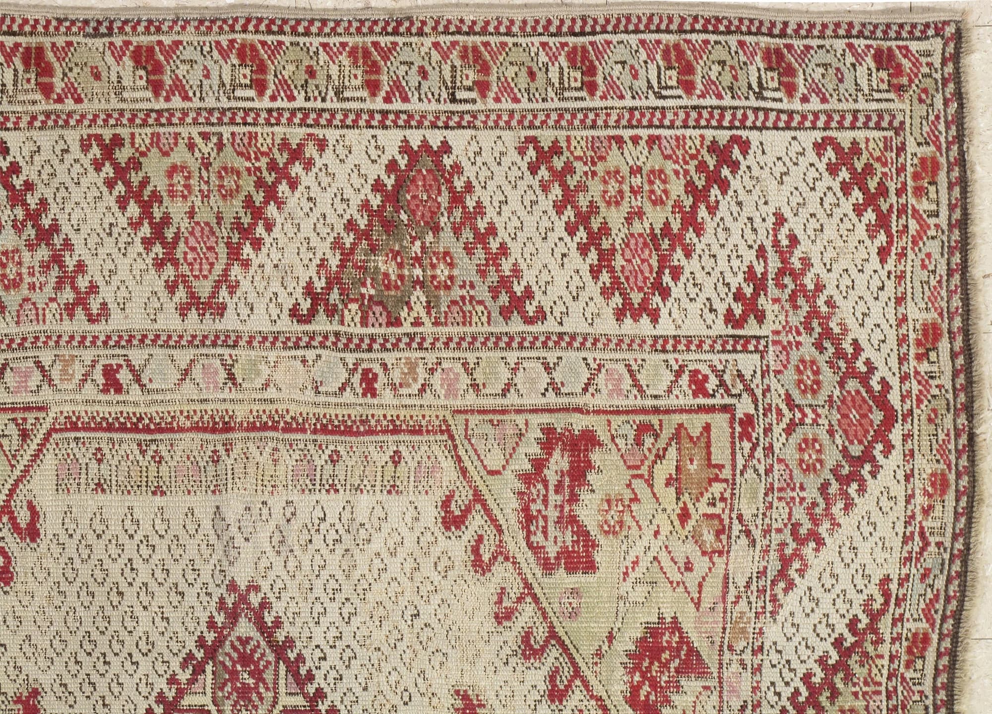 Square Ghiordes Rug, actual catalog view 8