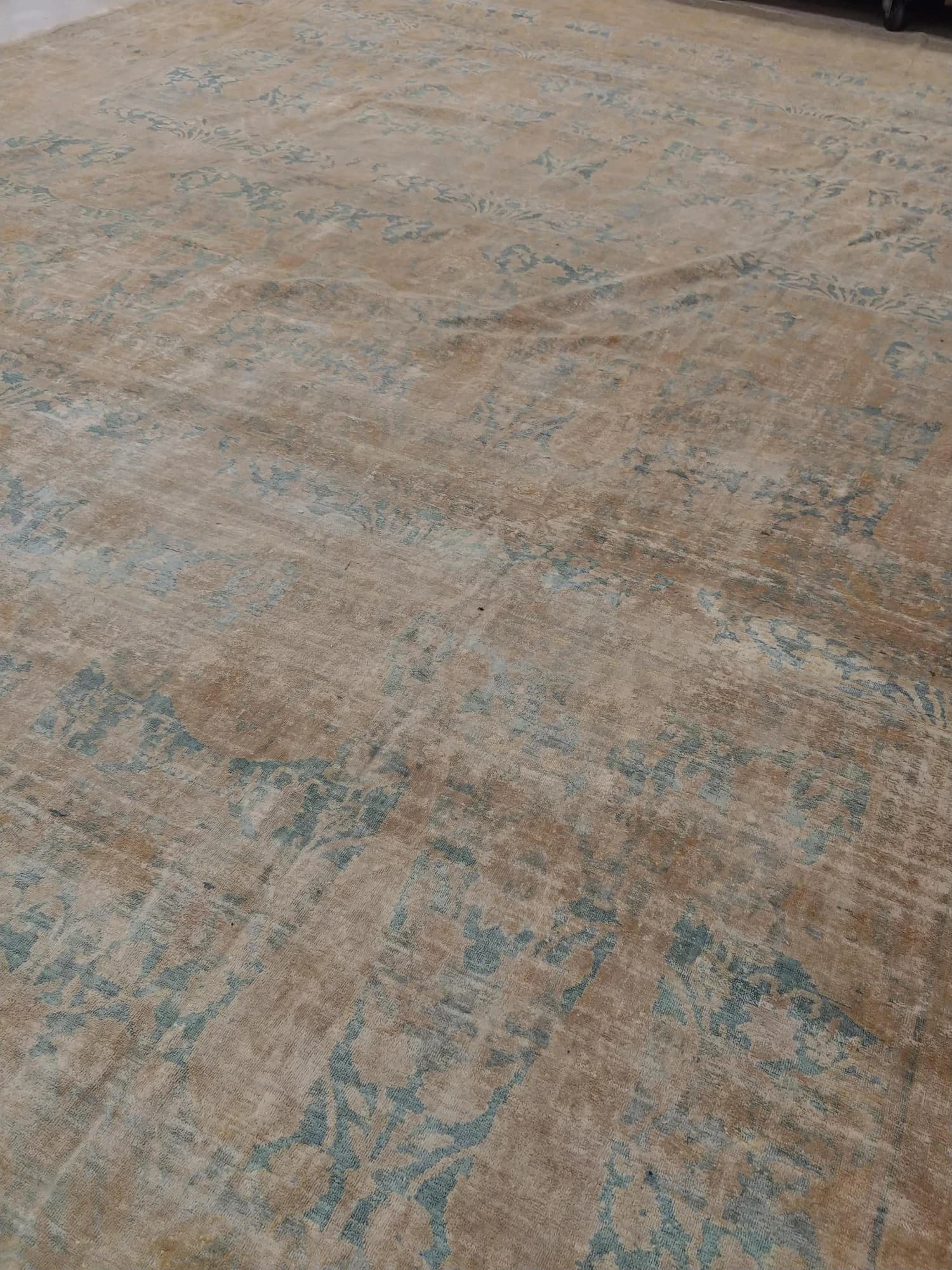 Agra Carpet in Light Blue and Gold, actual catalog view 3