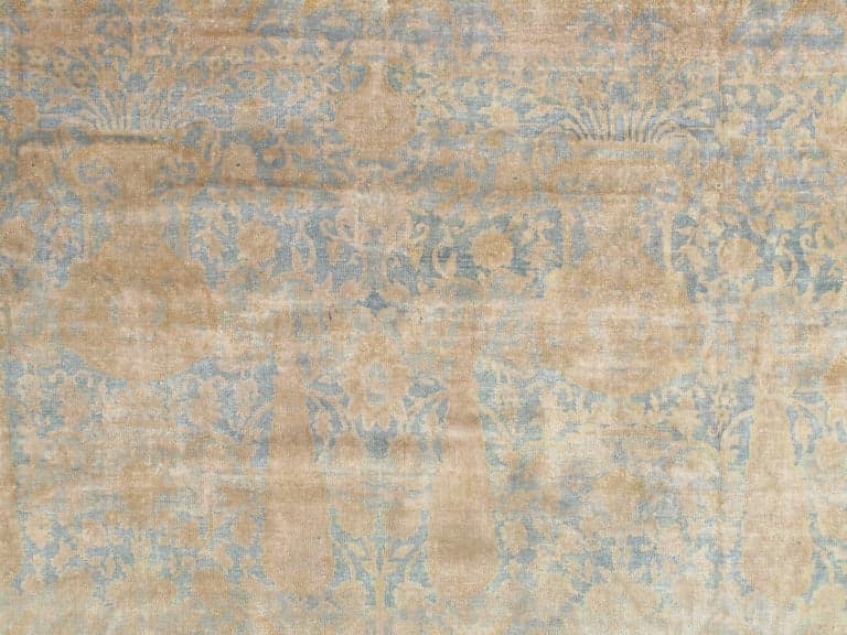 Agra Carpet in Light Blue and Gold, actual catalog view 2