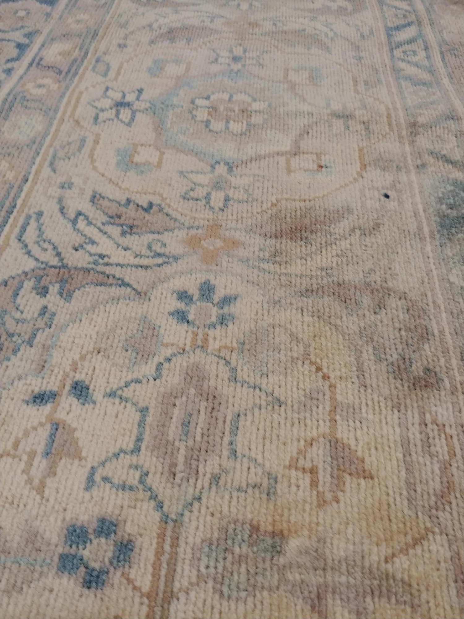 Agra Carpet in Green and Blue, actual catalog view 6