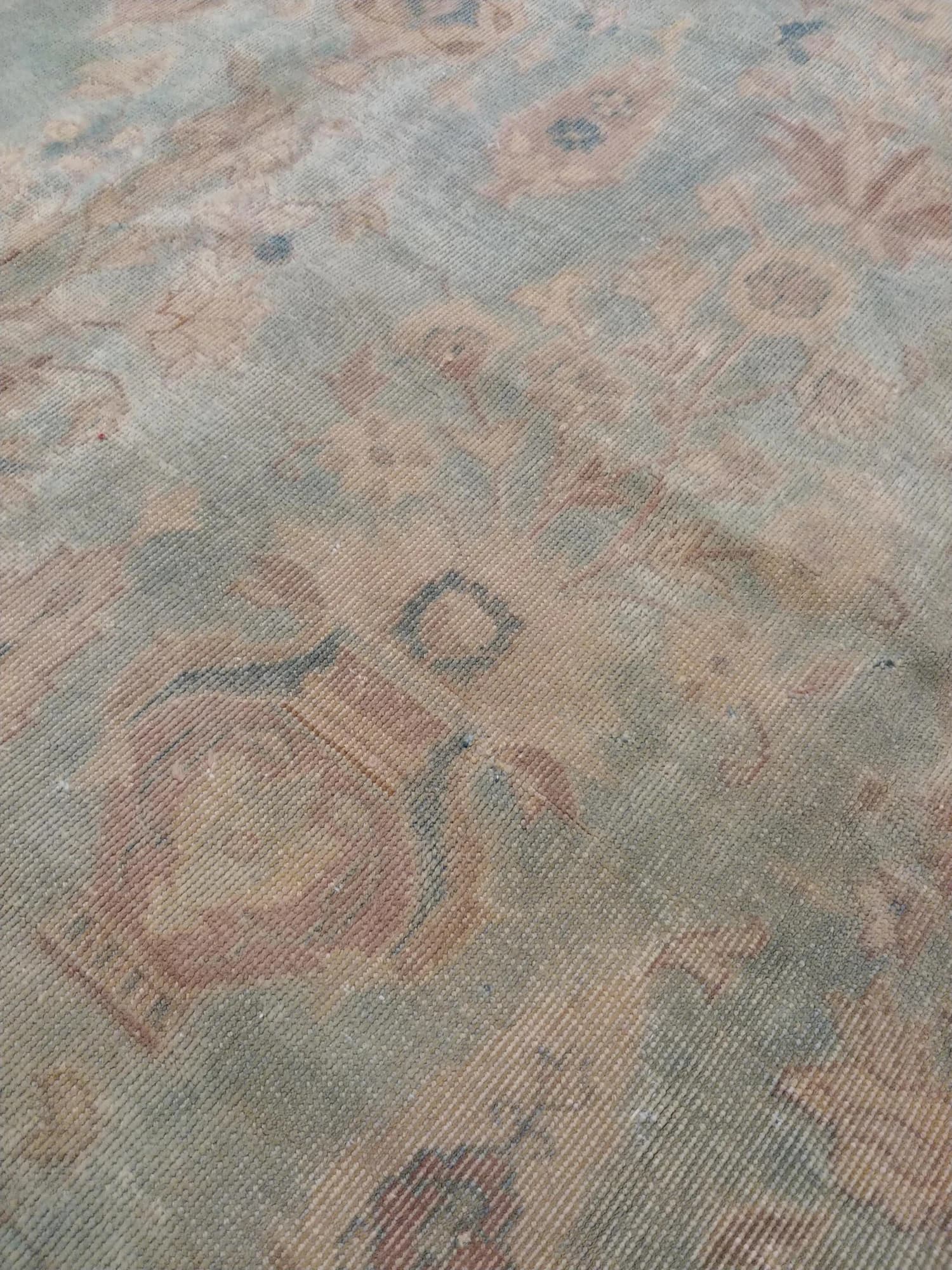 Agra Carpet in Green and Blue, actual catalog view 8