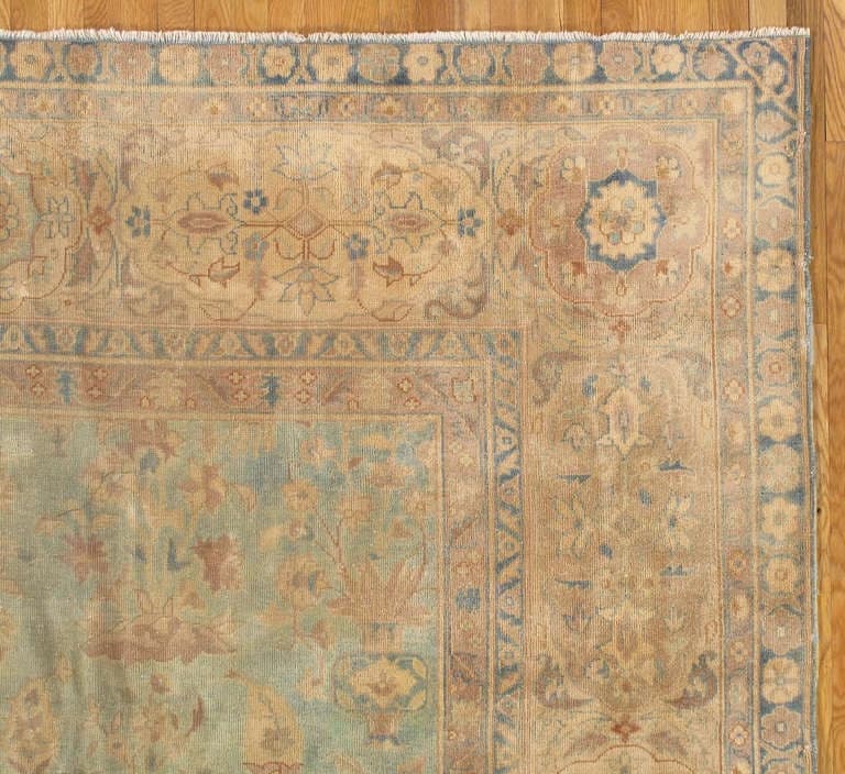 Agra Carpet in Green and Blue, actual catalog view 3