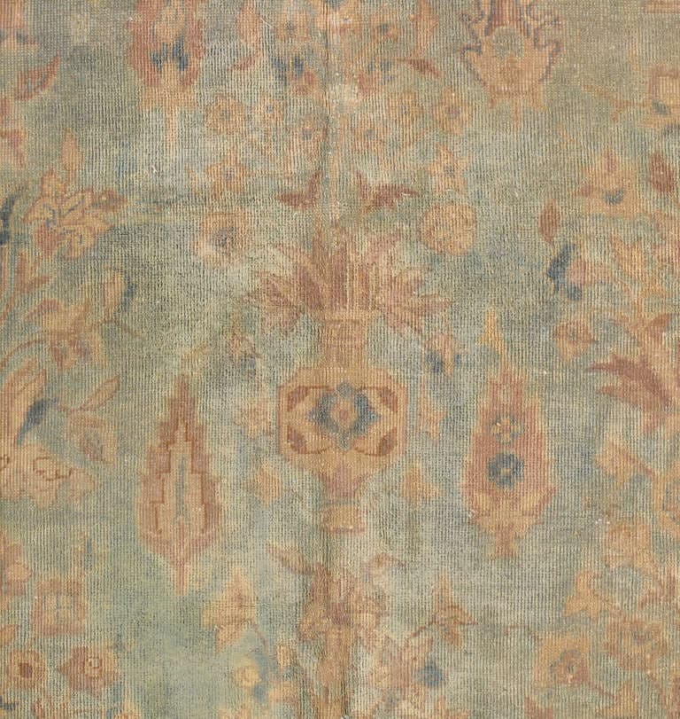 Agra Carpet in Green and Blue, actual catalog view 2