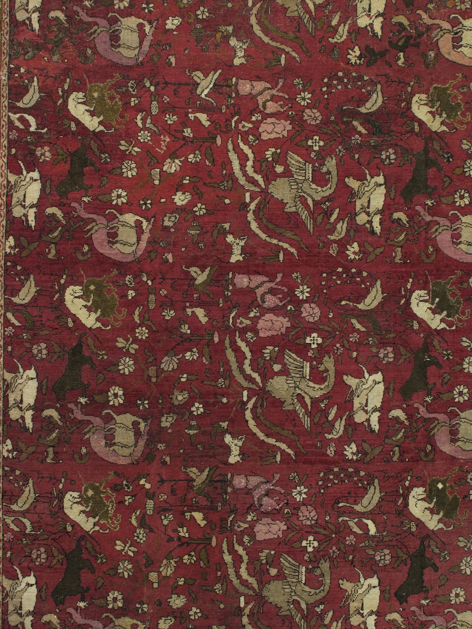 Agra Hunting Carpet, actual catalog view 10