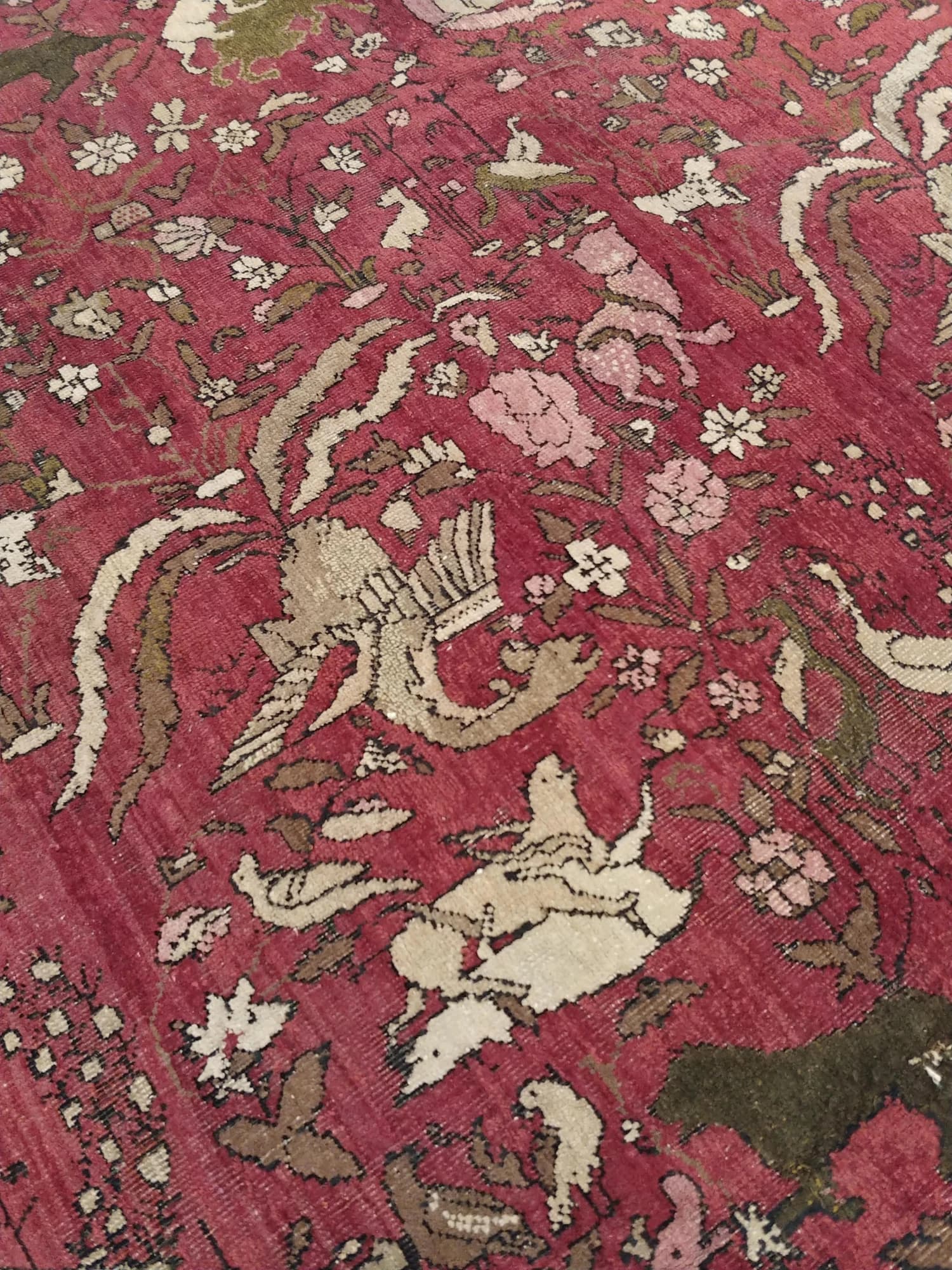 Agra Hunting Carpet, actual catalog view 4