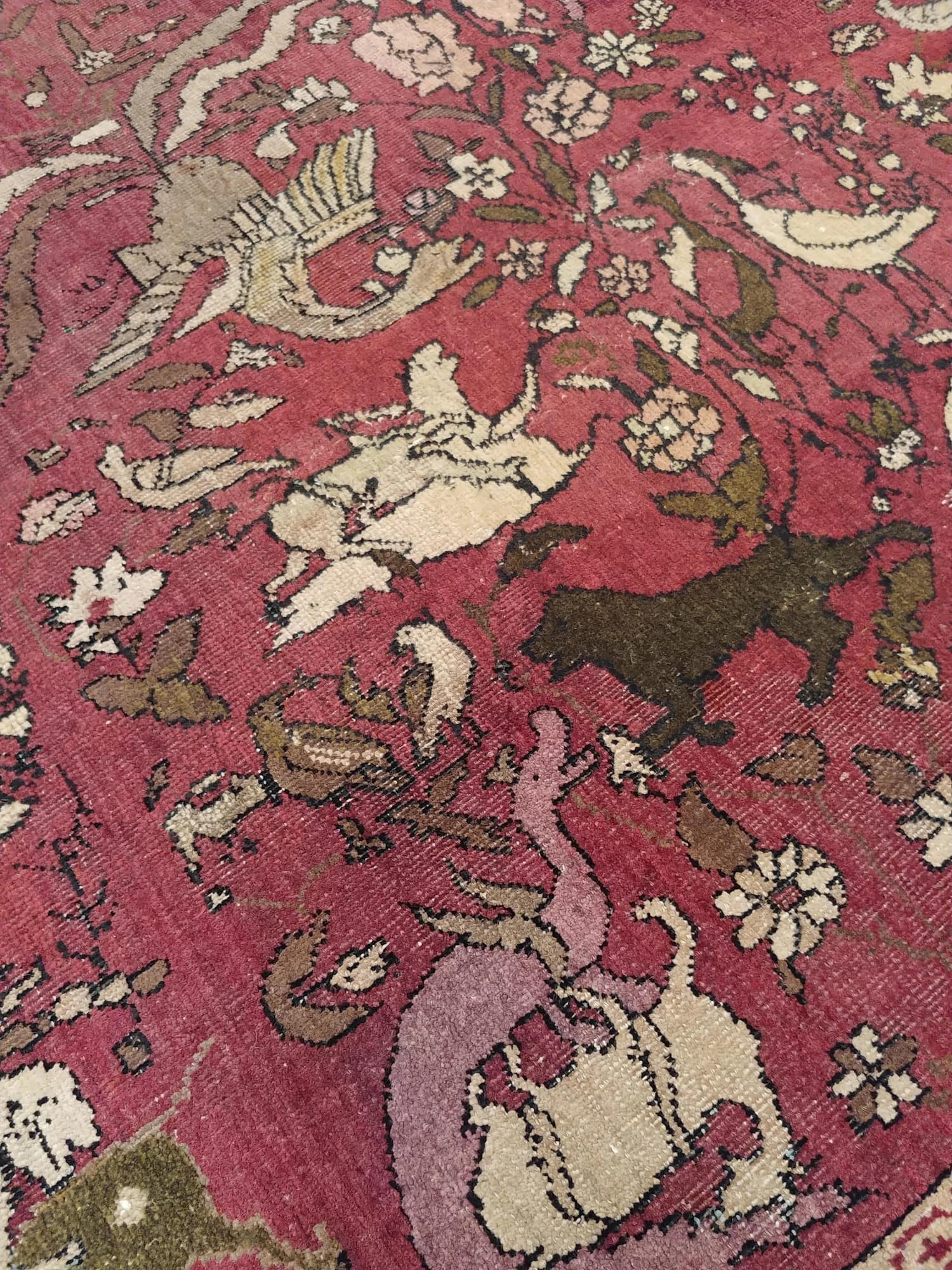 Agra Hunting Carpet, actual catalog view 5