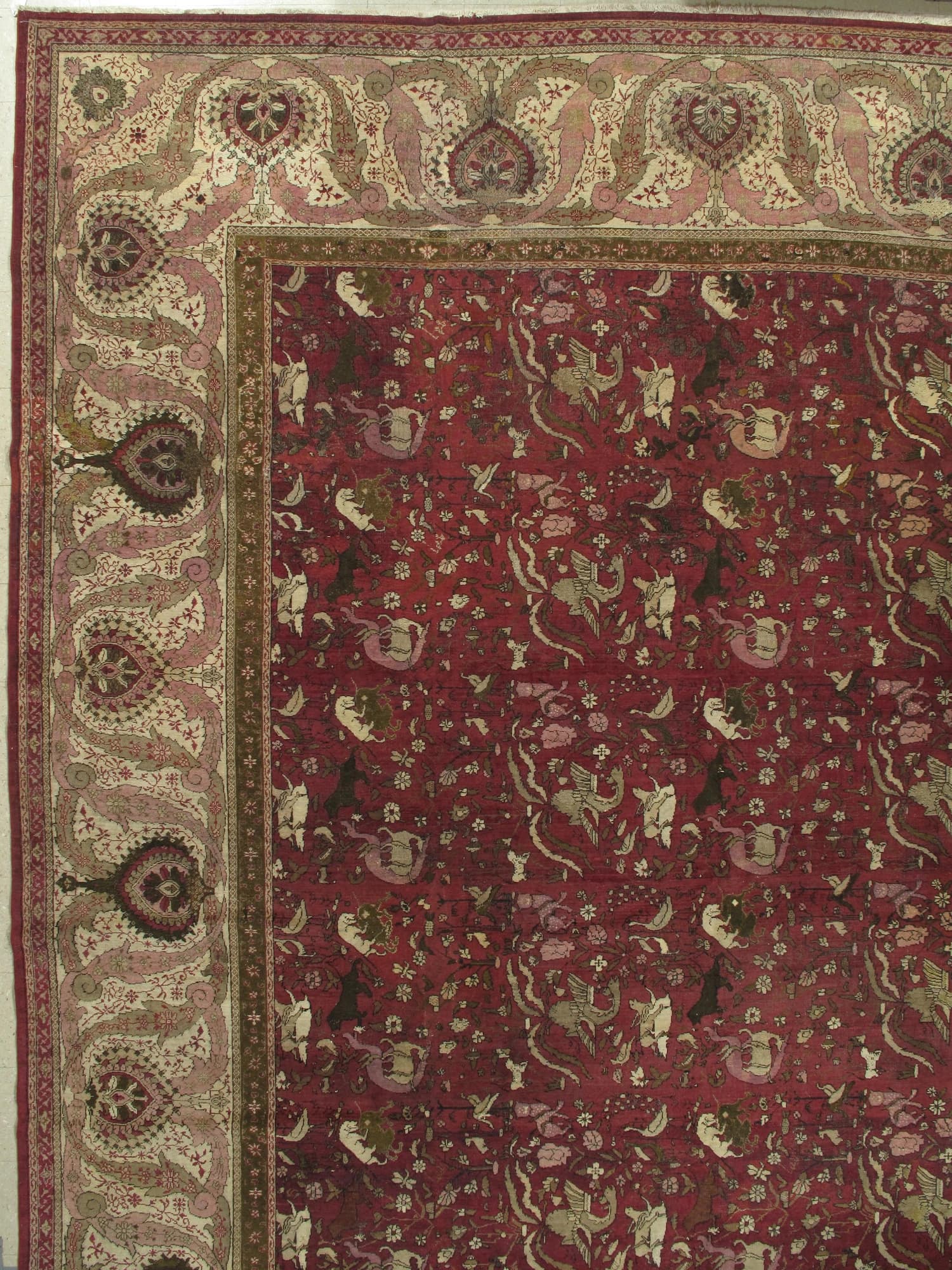 Agra Hunting Carpet, actual catalog view 9