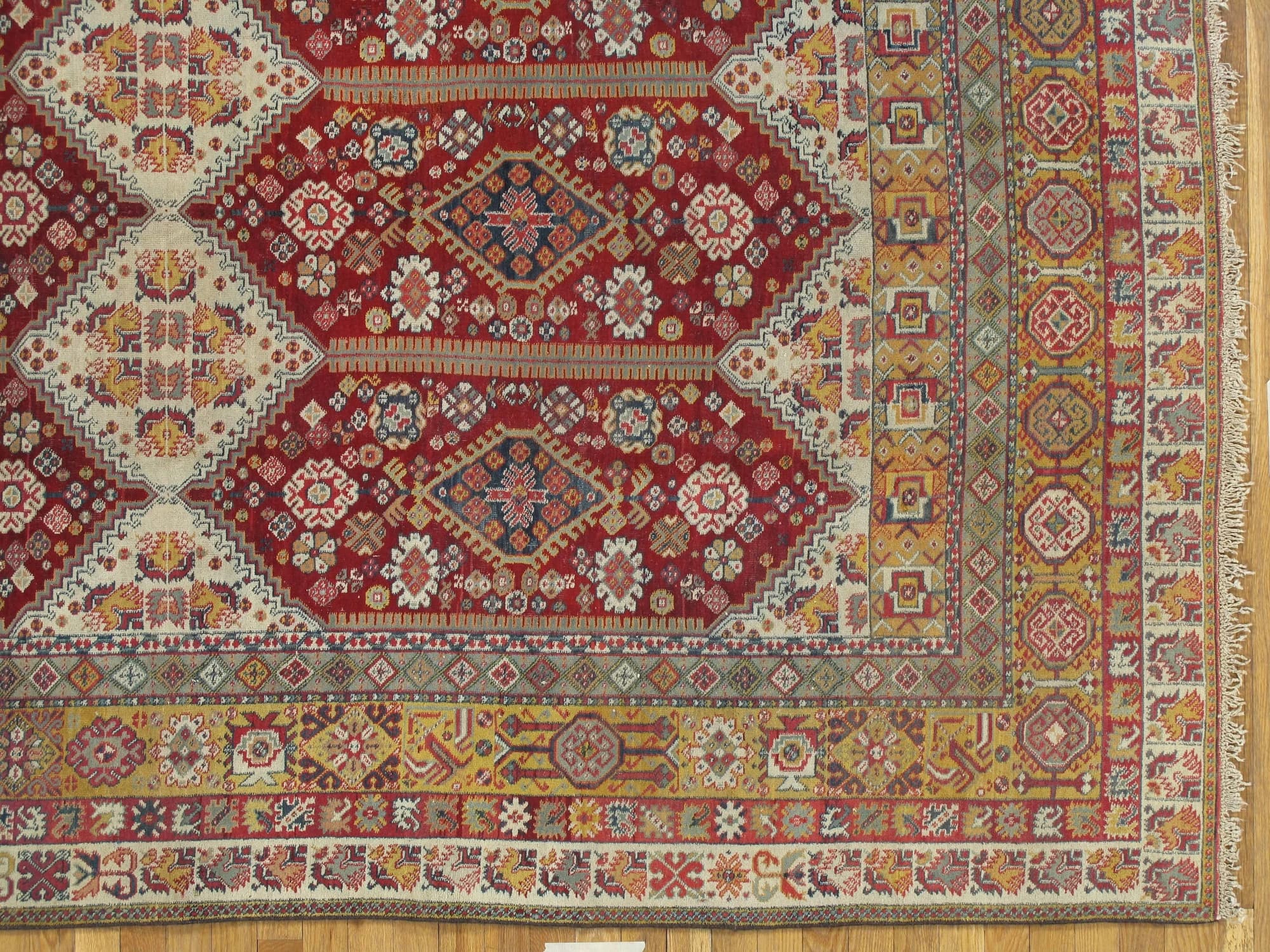 Agra Carpet in Red and Gold, actual catalog view 4