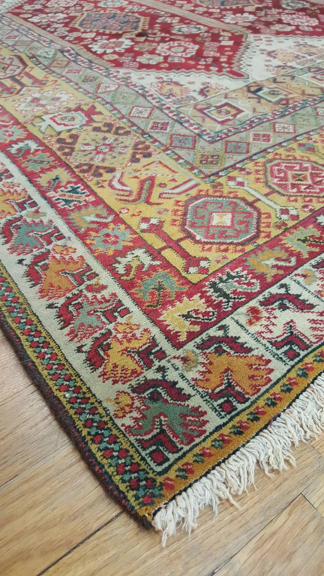 Agra Carpet in Red and Gold, actual catalog view 5