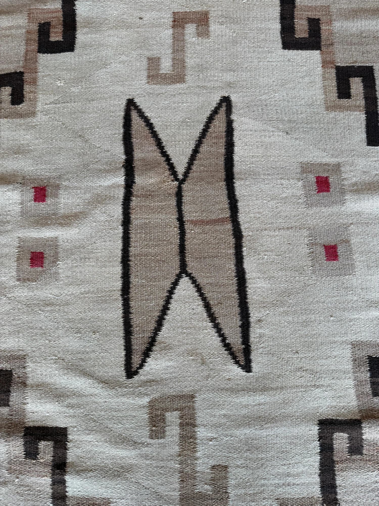 Navajo Bow Tie Rug, circa 1910, actual catalog view 10