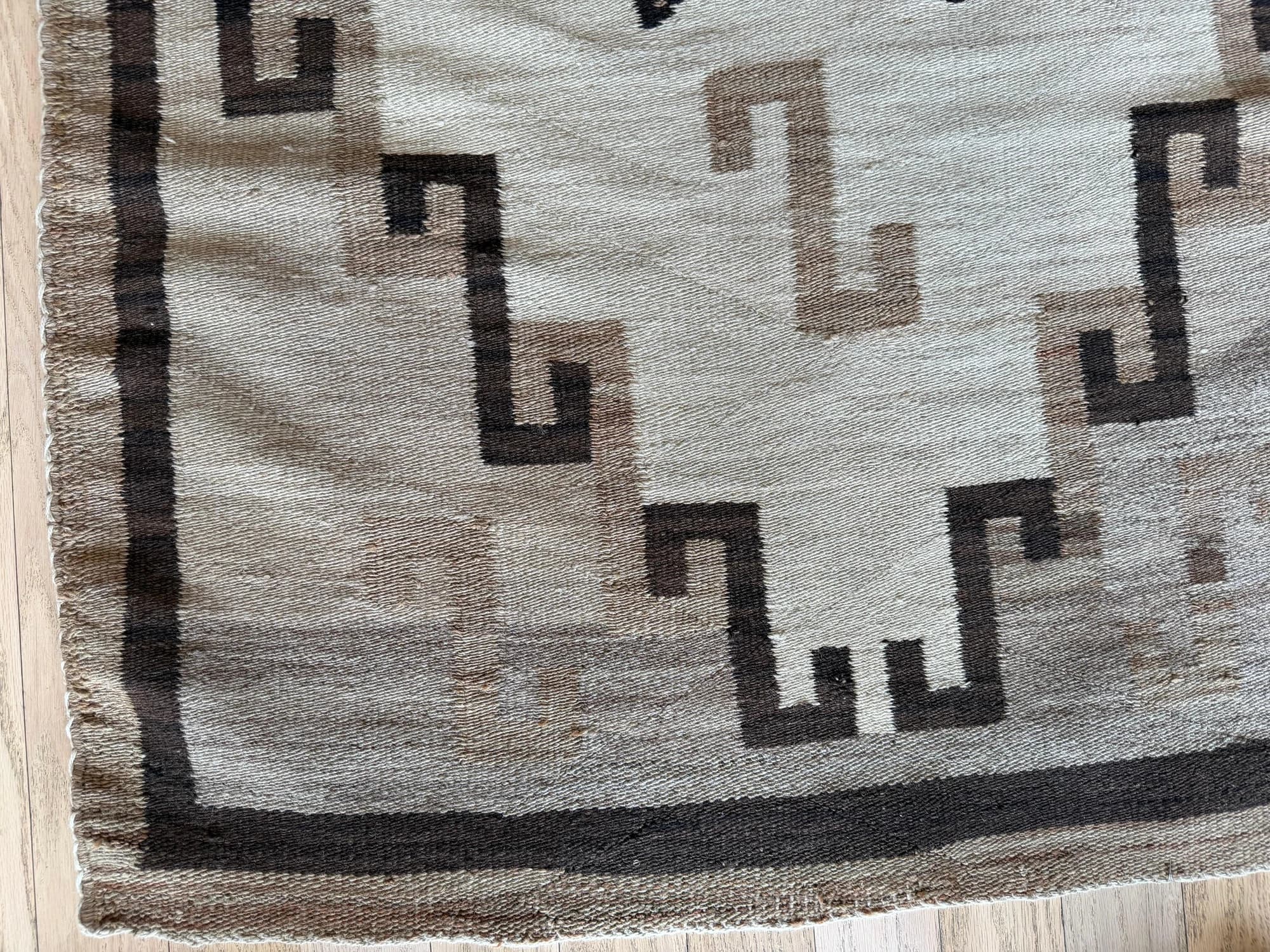 Navajo Bow Tie Rug, circa 1910, actual catalog view 11