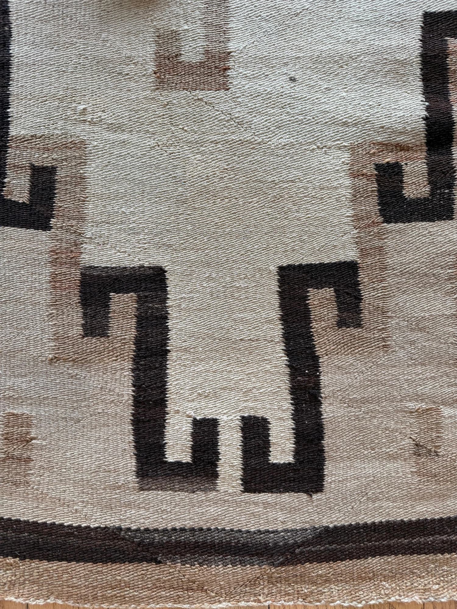 Navajo Bow Tie Rug, circa 1910, actual catalog view 13