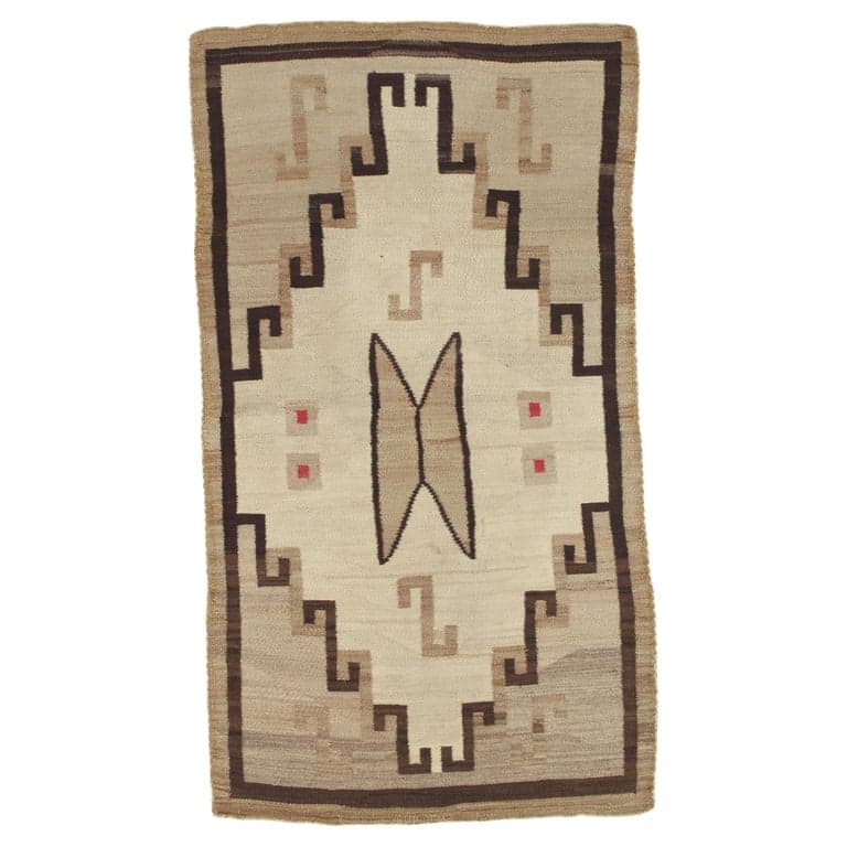 Navajo Bow Tie Rug, circa 1910
