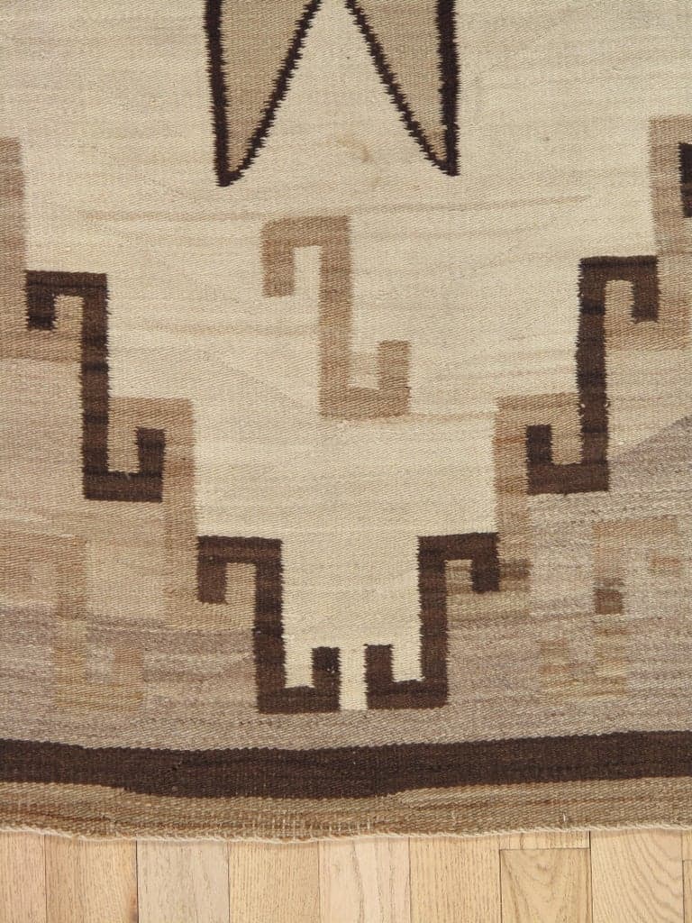 Navajo Bow Tie Rug, circa 1910, actual catalog view 2