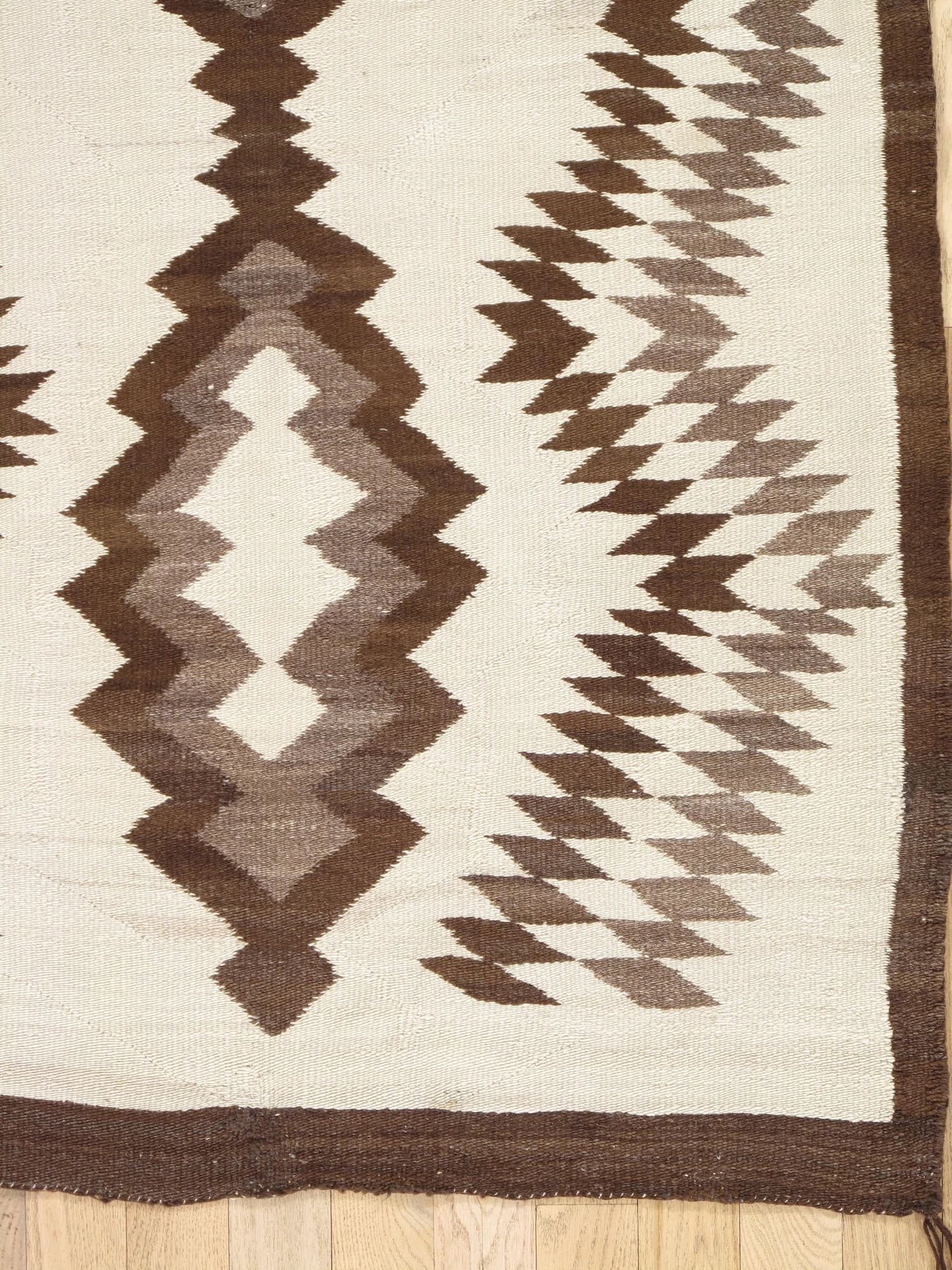 Navajo Diamond Rug, circa 1930, actual catalog view 3