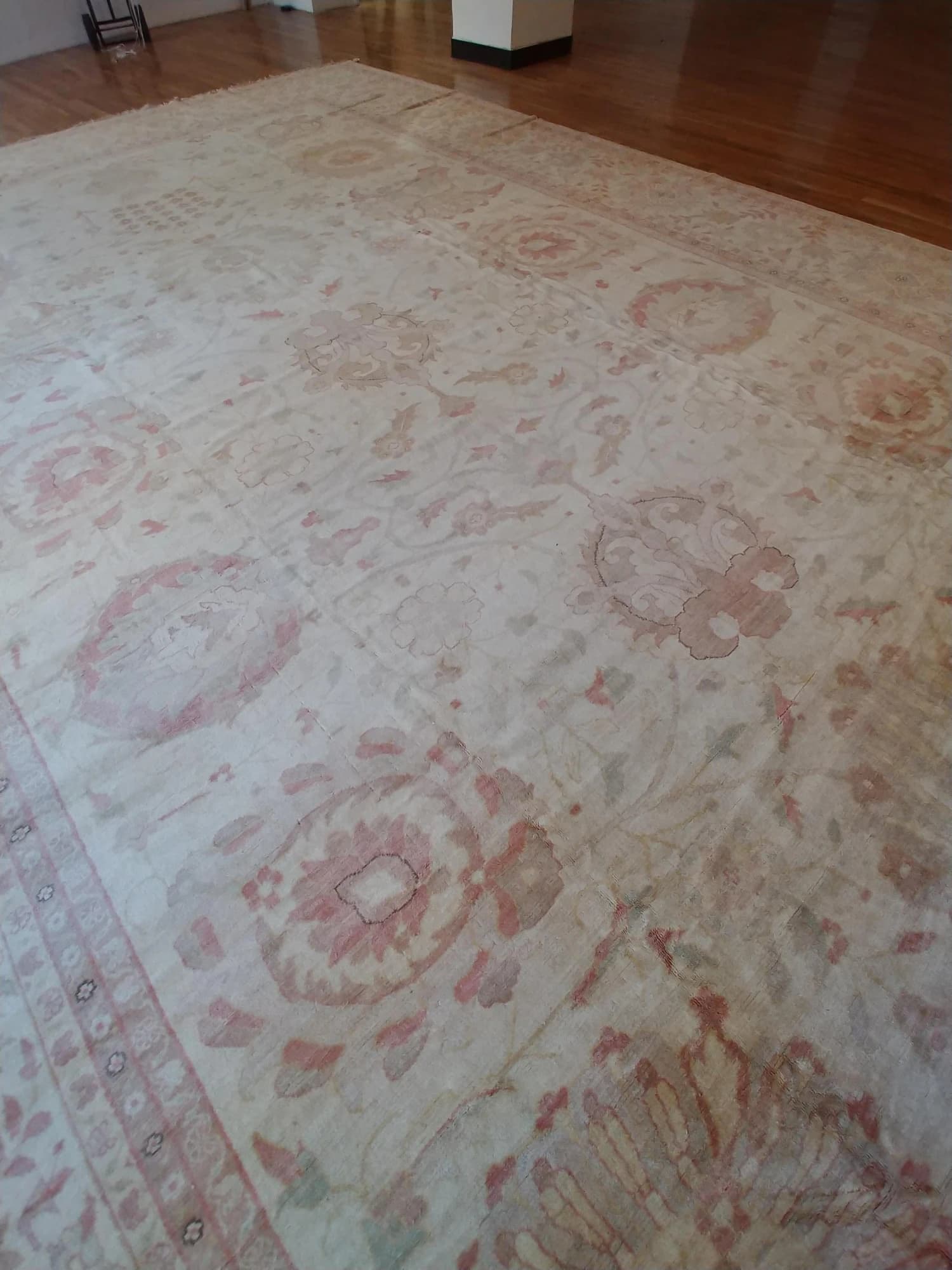 Oushak Carpet in Beige and Gray, actual catalog view 11