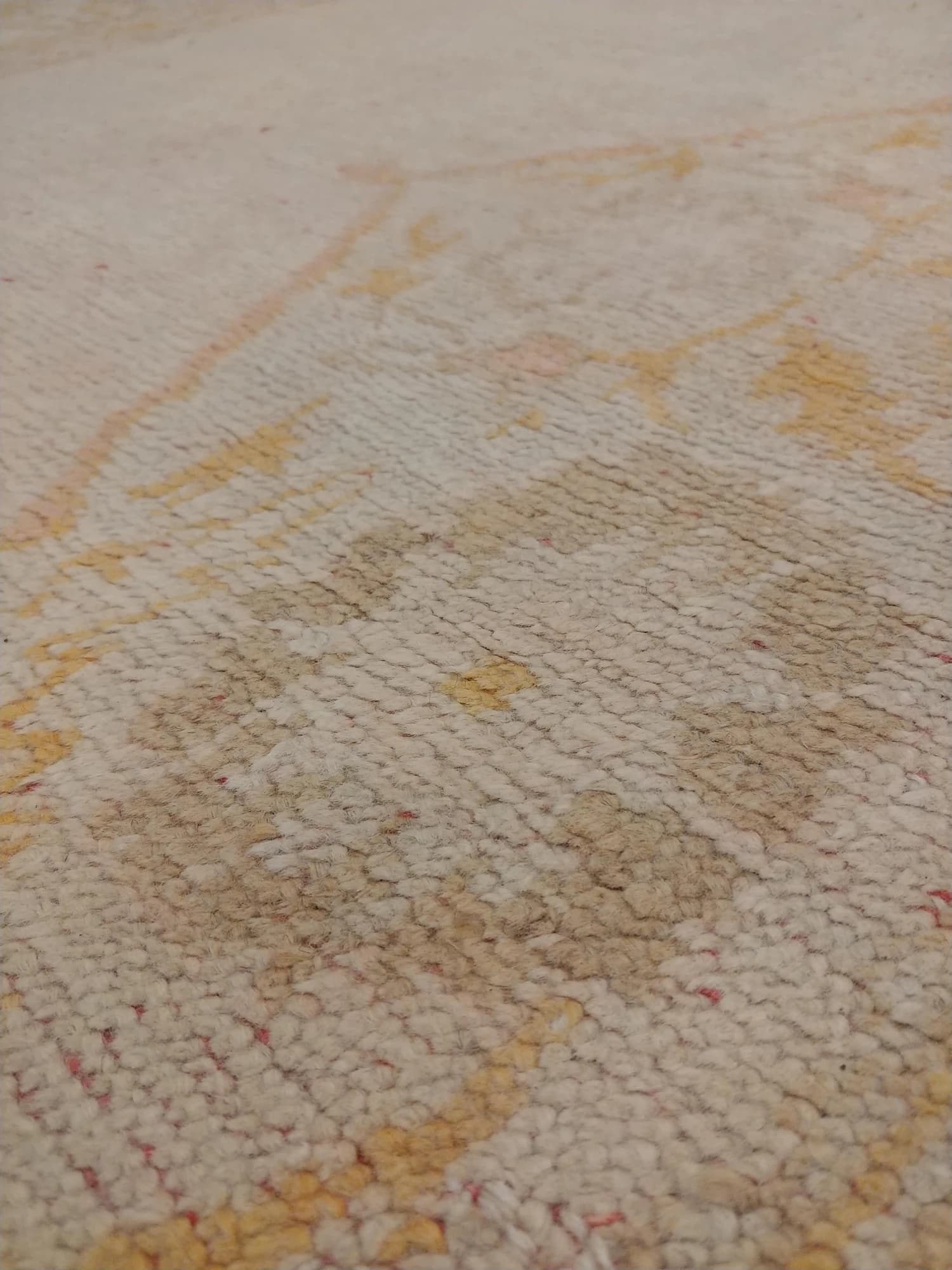 Oushak Carpet in Ivory and Saffron, actual catalog view 9