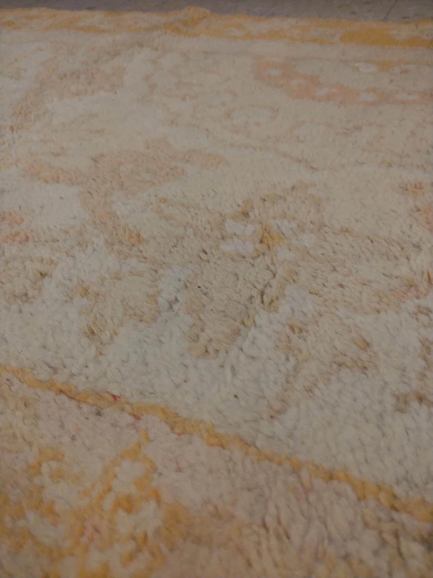 Oushak Carpet in Ivory and Saffron, actual catalog view 7