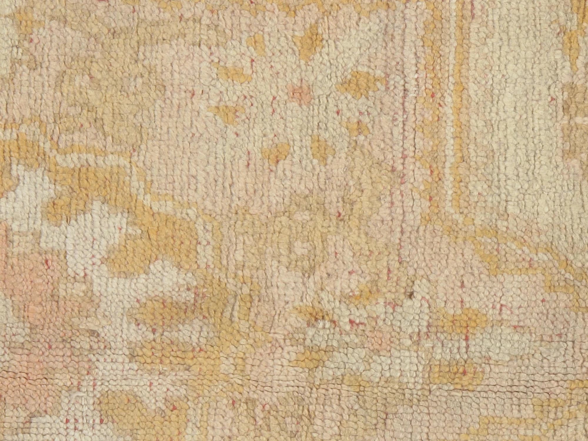 Oushak Carpet in Ivory and Saffron, actual catalog view 12