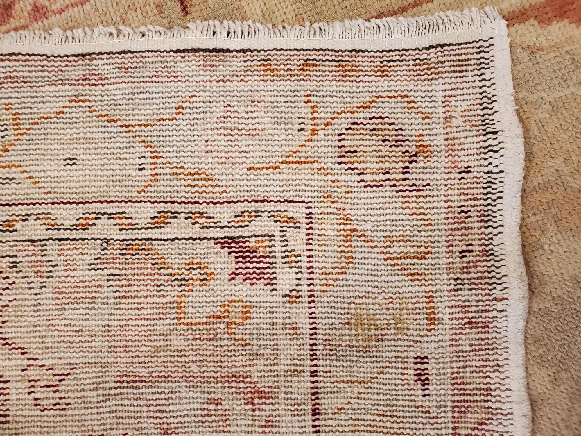 Oushak Runner in Beige and Orange, actual catalog view 3