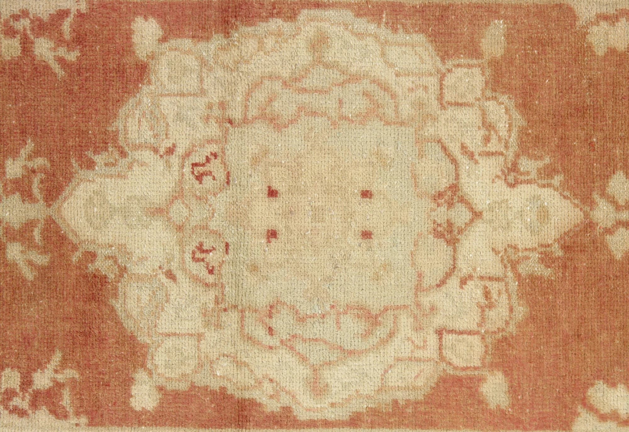 Oushak Runner in Beige and Orange, actual catalog view 8