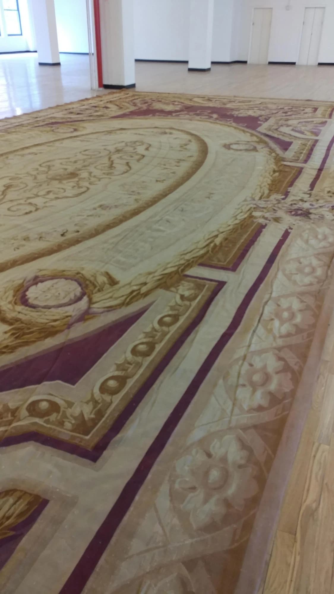 Aubusson Carpet in Pale Rose, actual catalog view 17