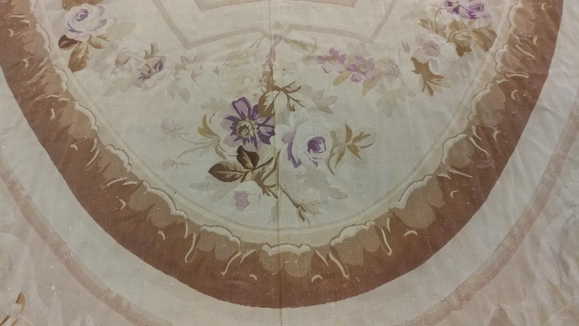 Aubusson Carpet in Pale Rose, actual catalog view 15