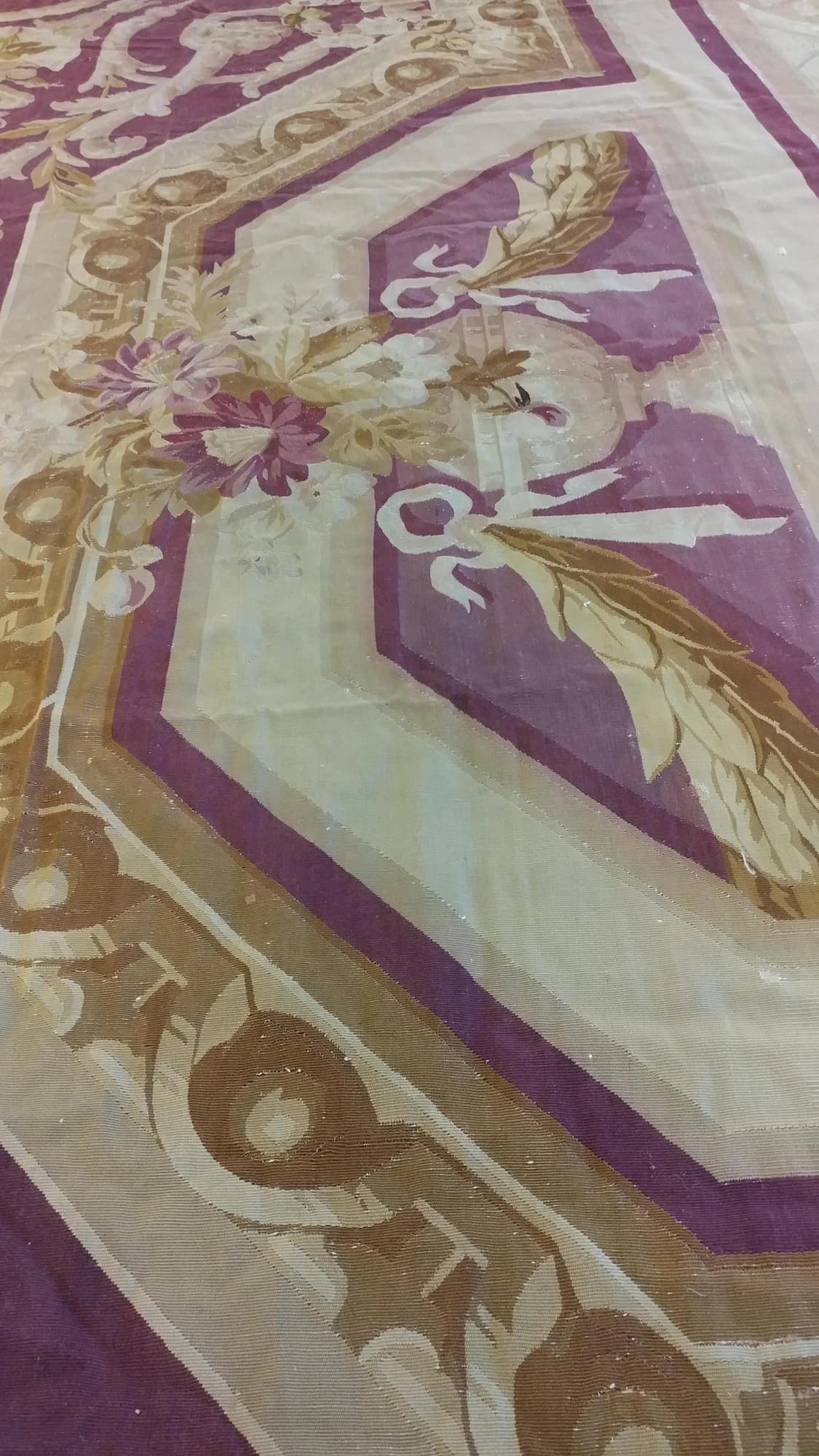 Aubusson Carpet in Pale Rose, actual catalog view 6