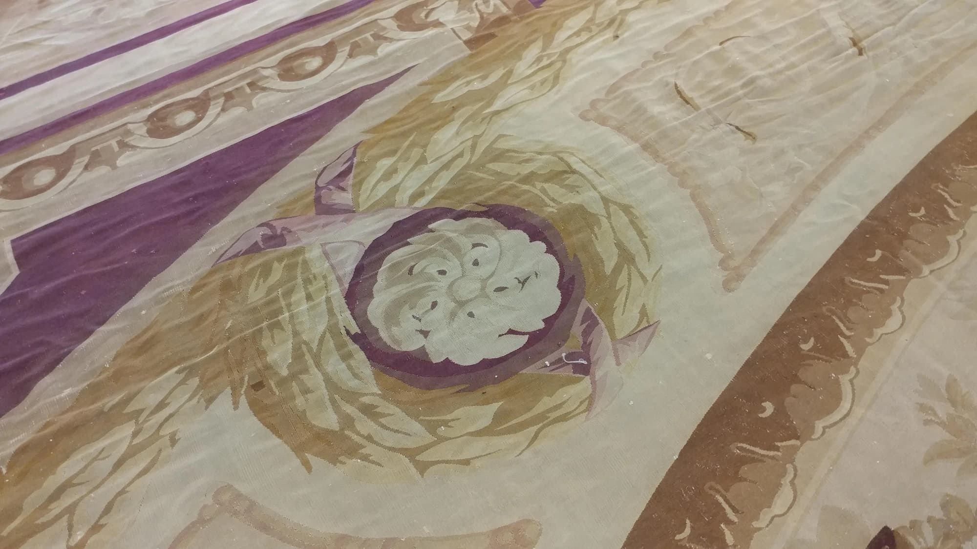 Aubusson Carpet in Pale Rose, actual catalog view 13