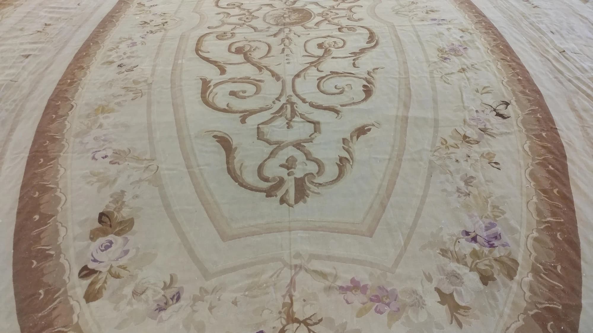 Aubusson Carpet in Pale Rose, actual catalog view 14