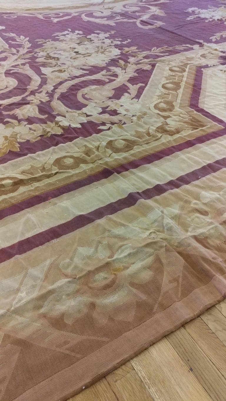 Aubusson Carpet in Pale Rose, actual catalog view 4