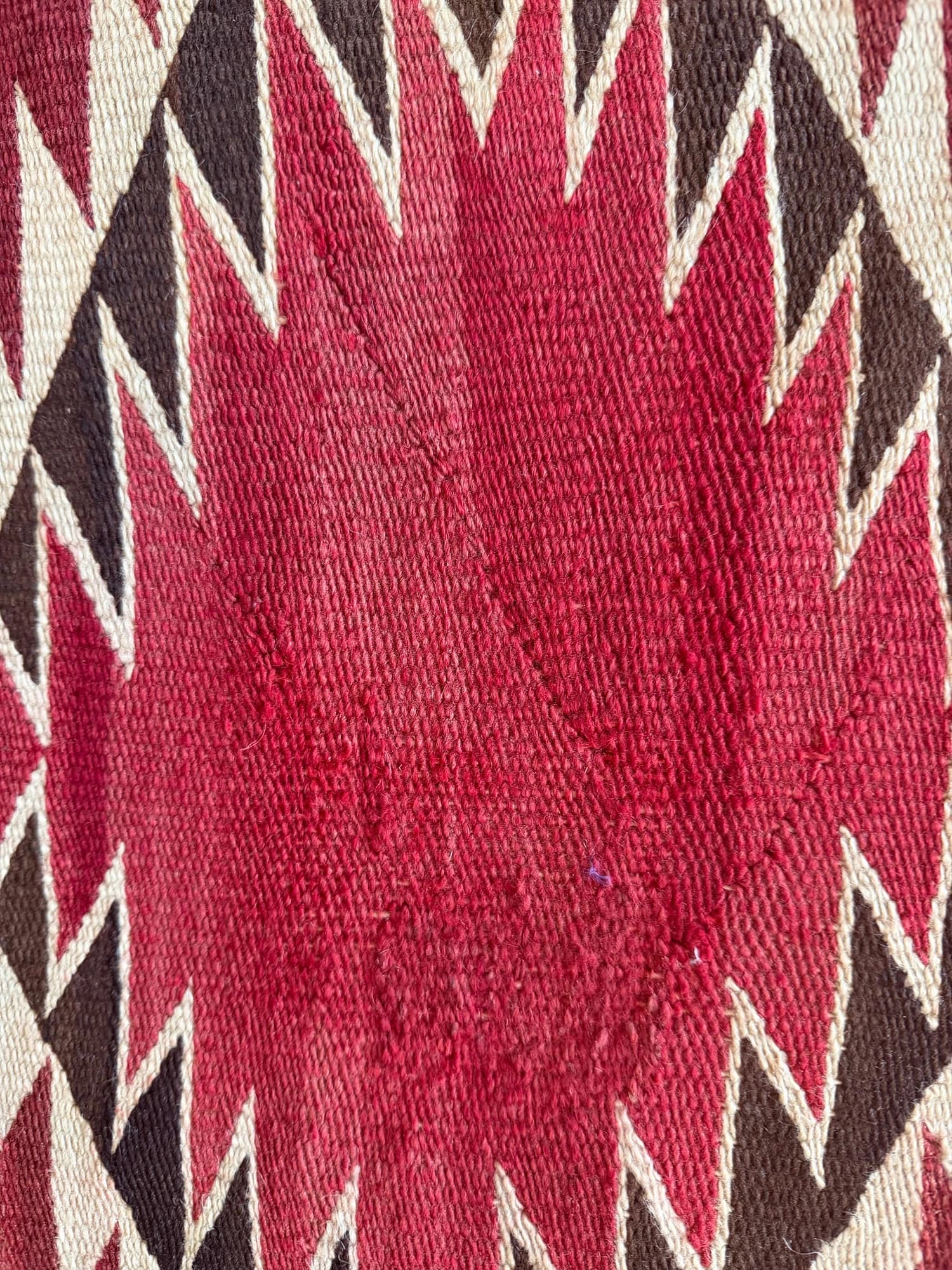 Navajo Red Field Rug, circa 1900, actual catalog view 10