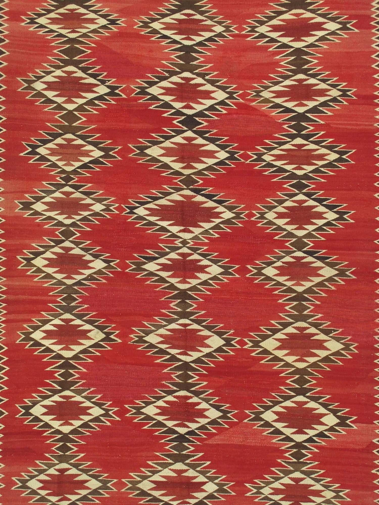 Navajo Red Field Rug, circa 1900, actual catalog view 7