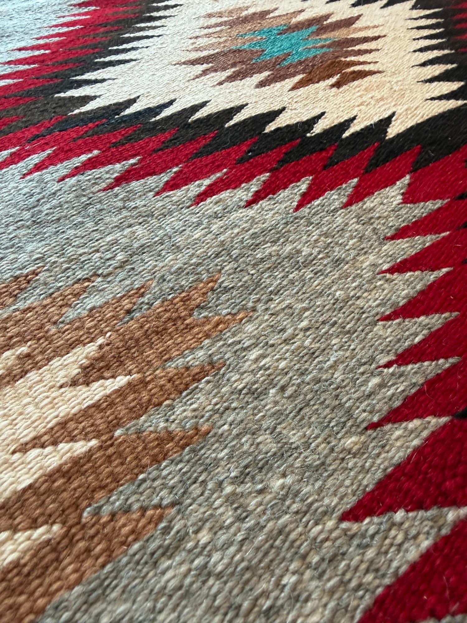 Navajo Eye Dazzler Rug, actual catalog view 9