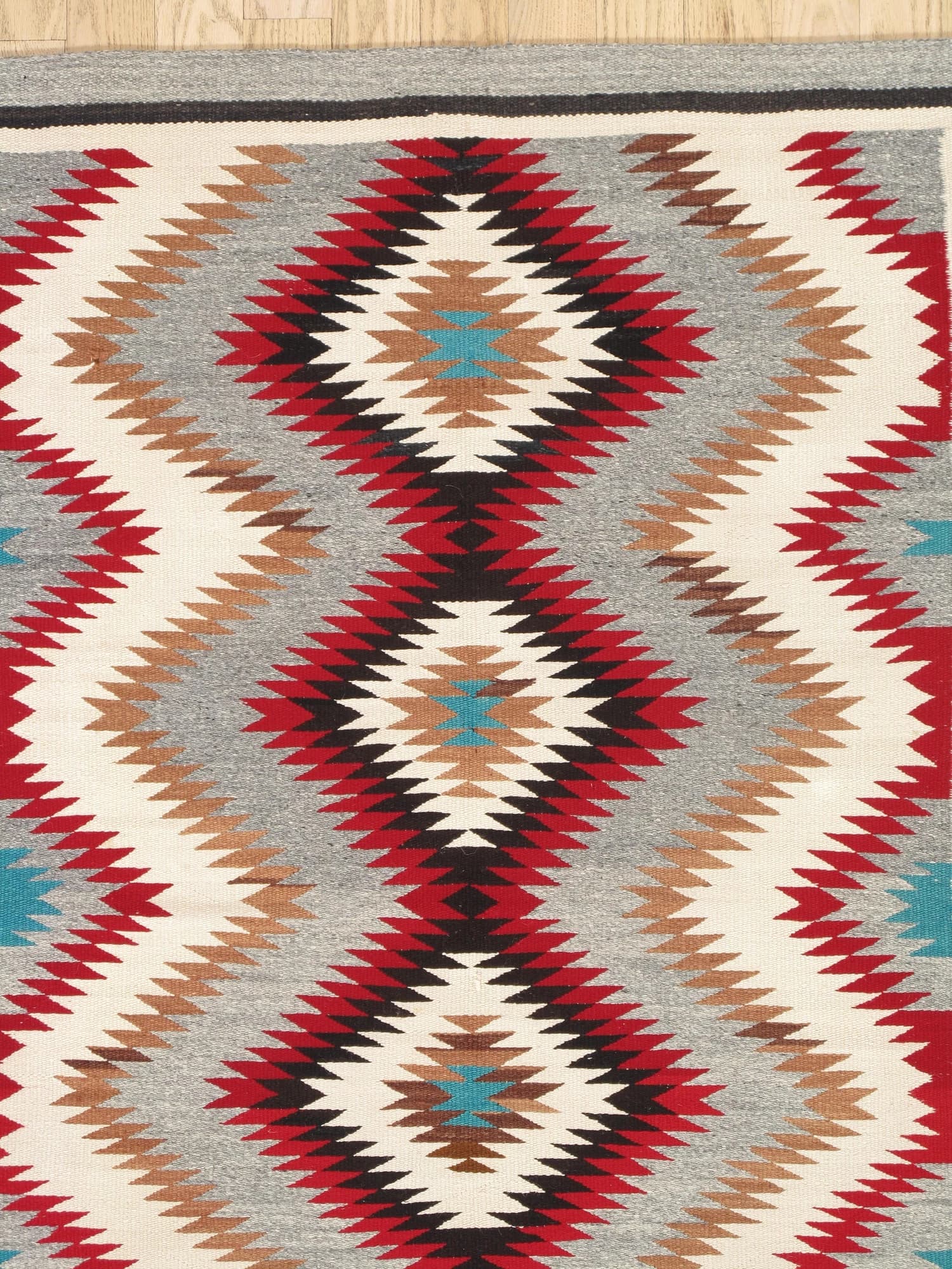 Navajo Eye Dazzler Rug, actual catalog view 3
