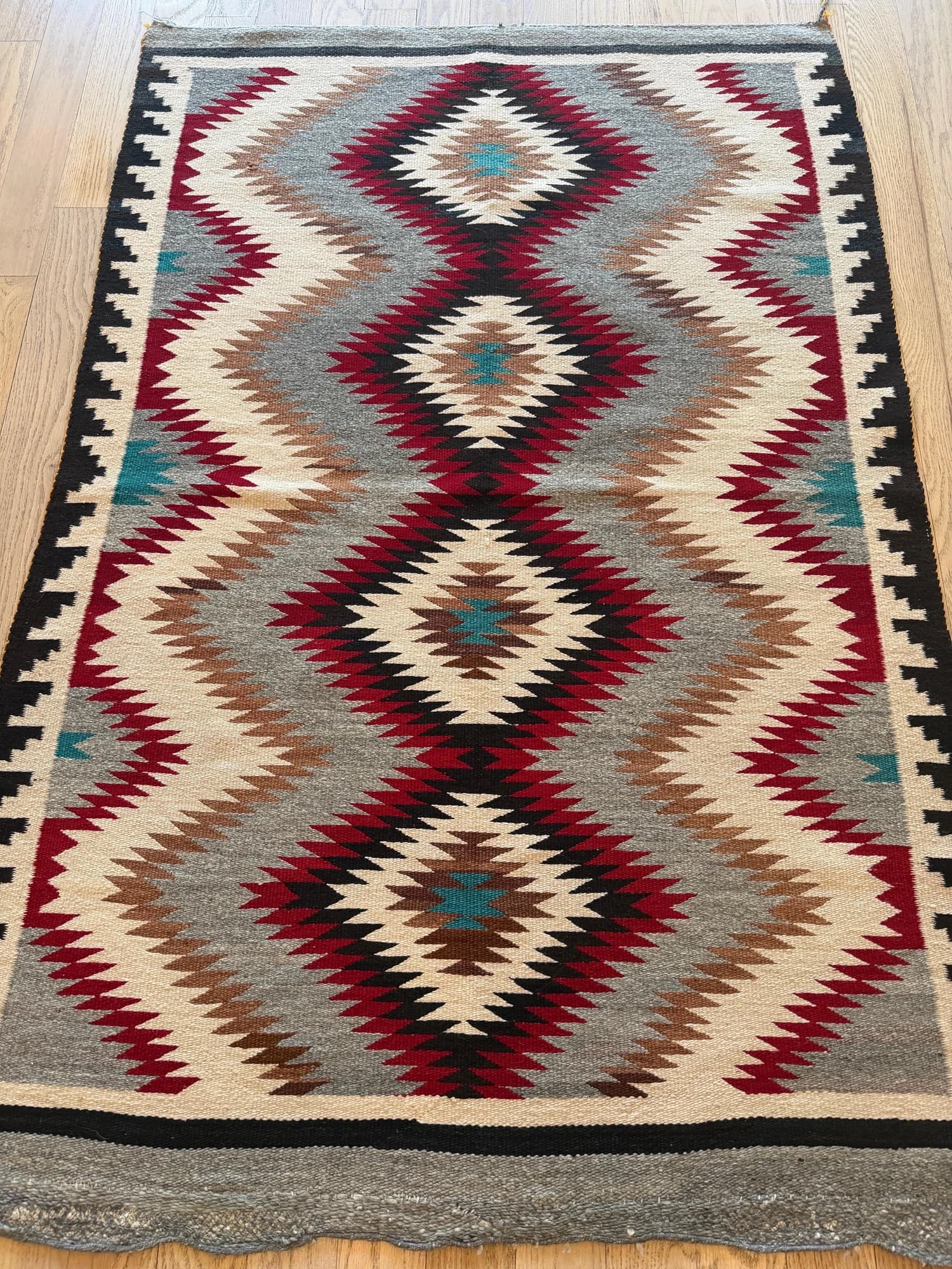 Navajo Eye Dazzler Rug, actual catalog view 8
