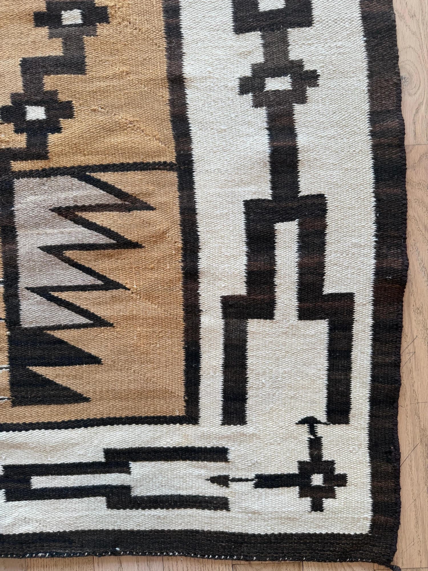 Navajo Geometric Rug, circa 1920, actual catalog view 10