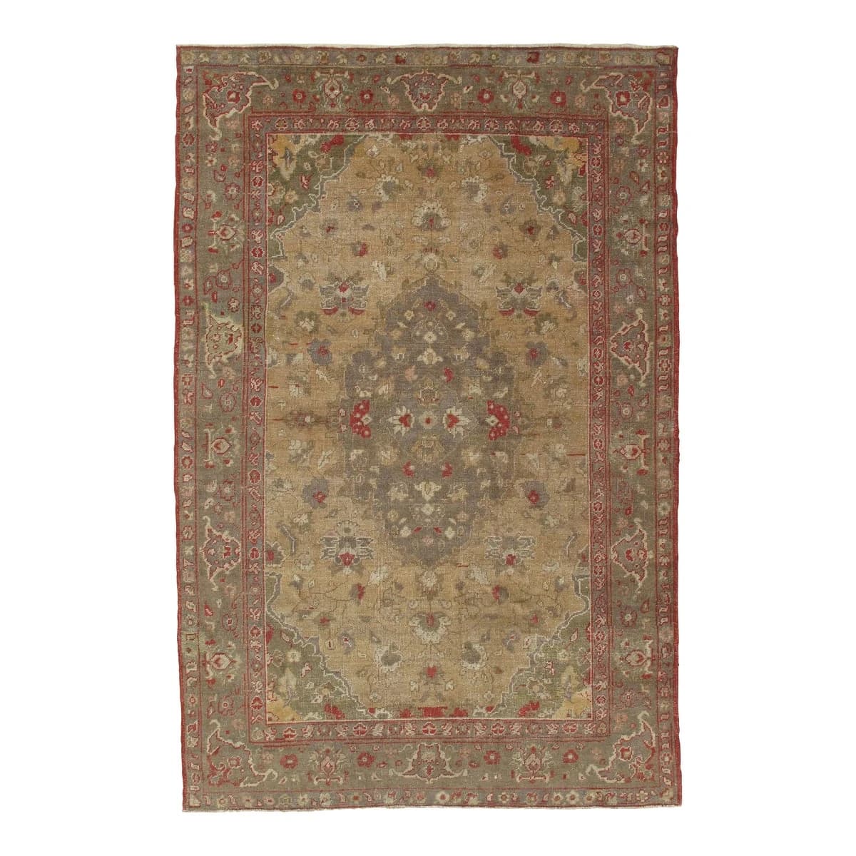 Vintage Oushak Pale Caramel
