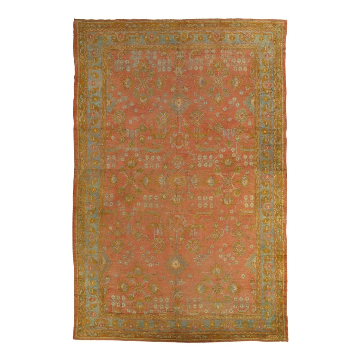 Antique Oushak Saffron