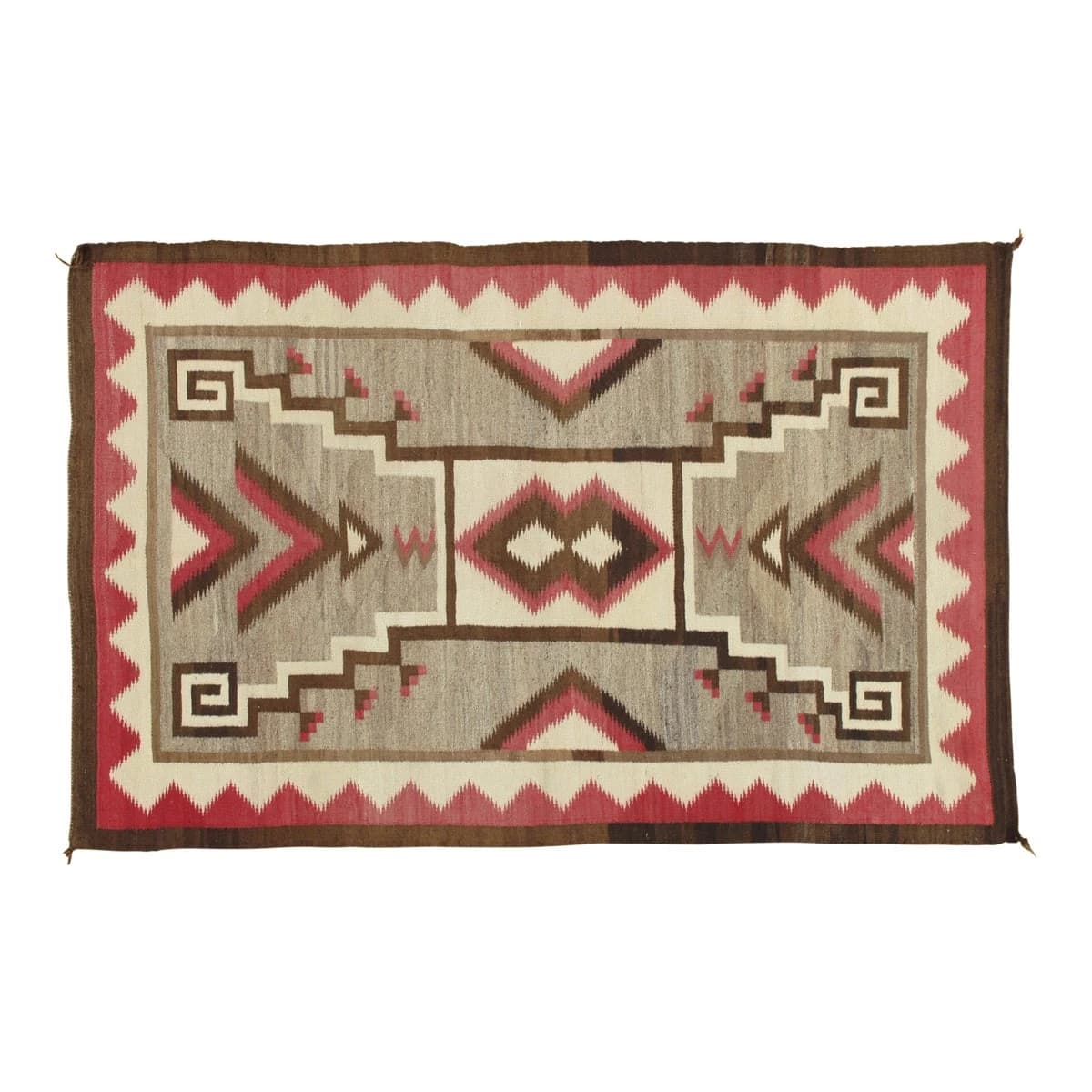 19th Century Navajo Style Wool Rug 4'3"x6'10"